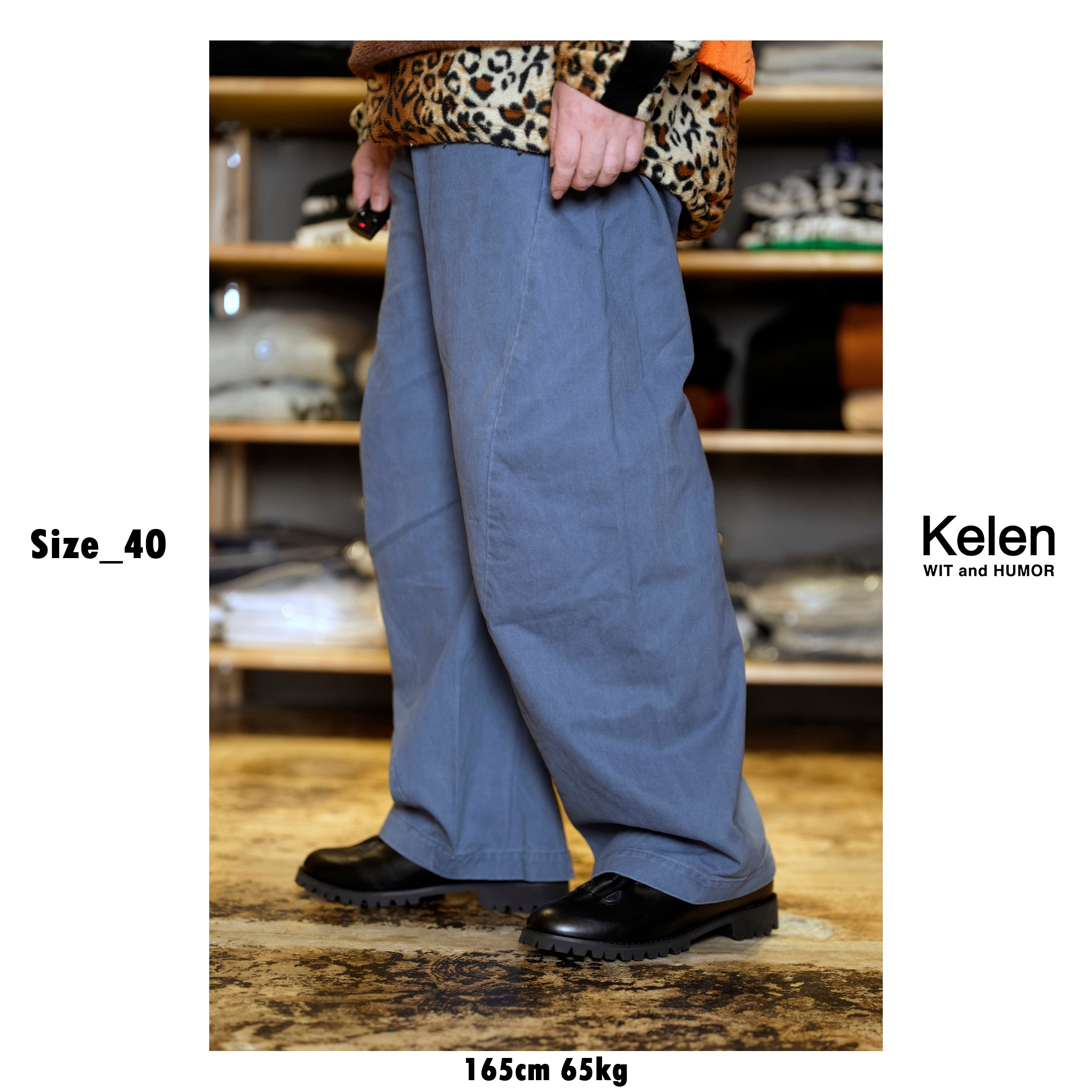 KLM25HPT1132_Blue | MONSTRO | Color:Blue【KELEN MEN_ケレン】