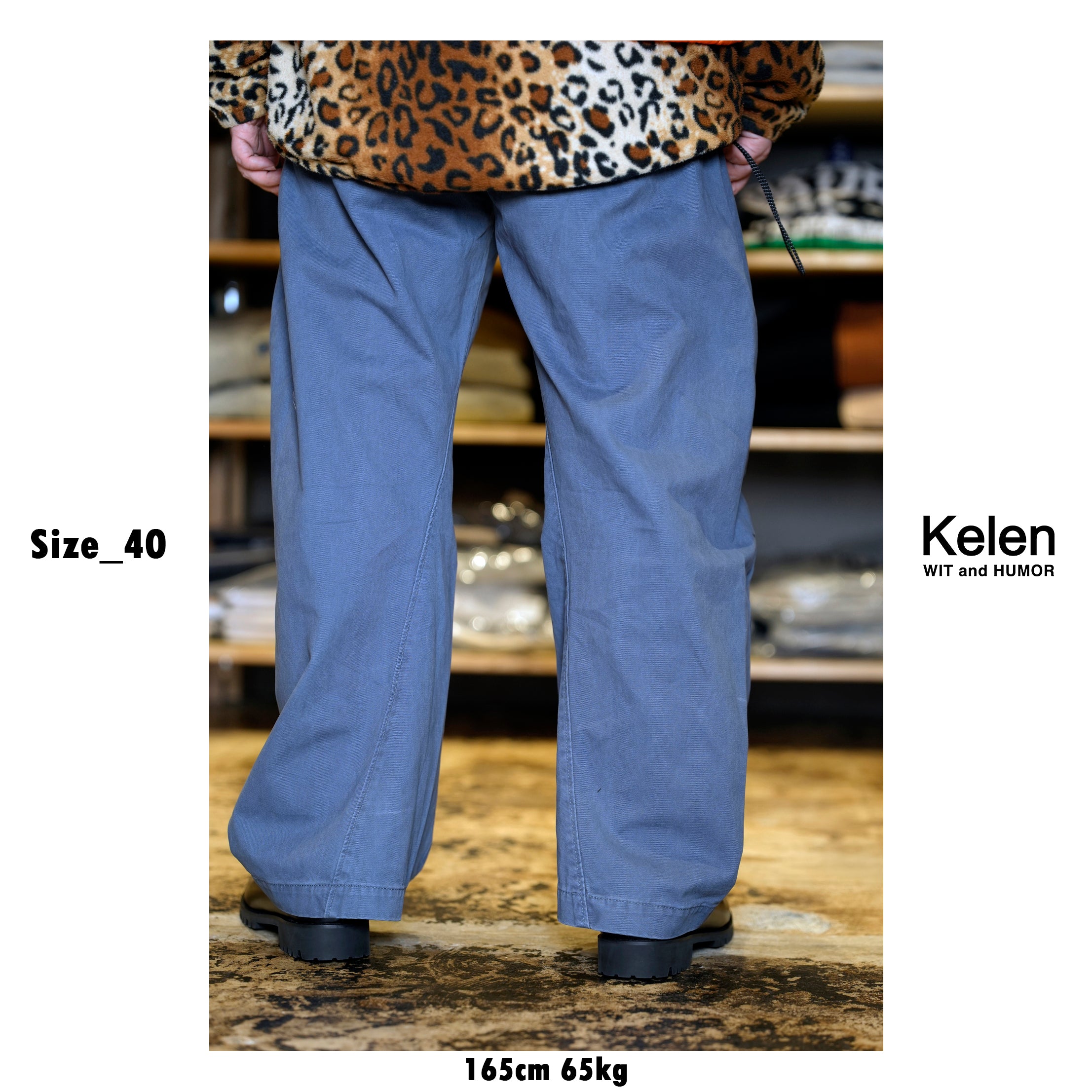 KLM25HPT1132_Blue | MONSTRO | Color:Blue【KELEN MEN_ケレン】