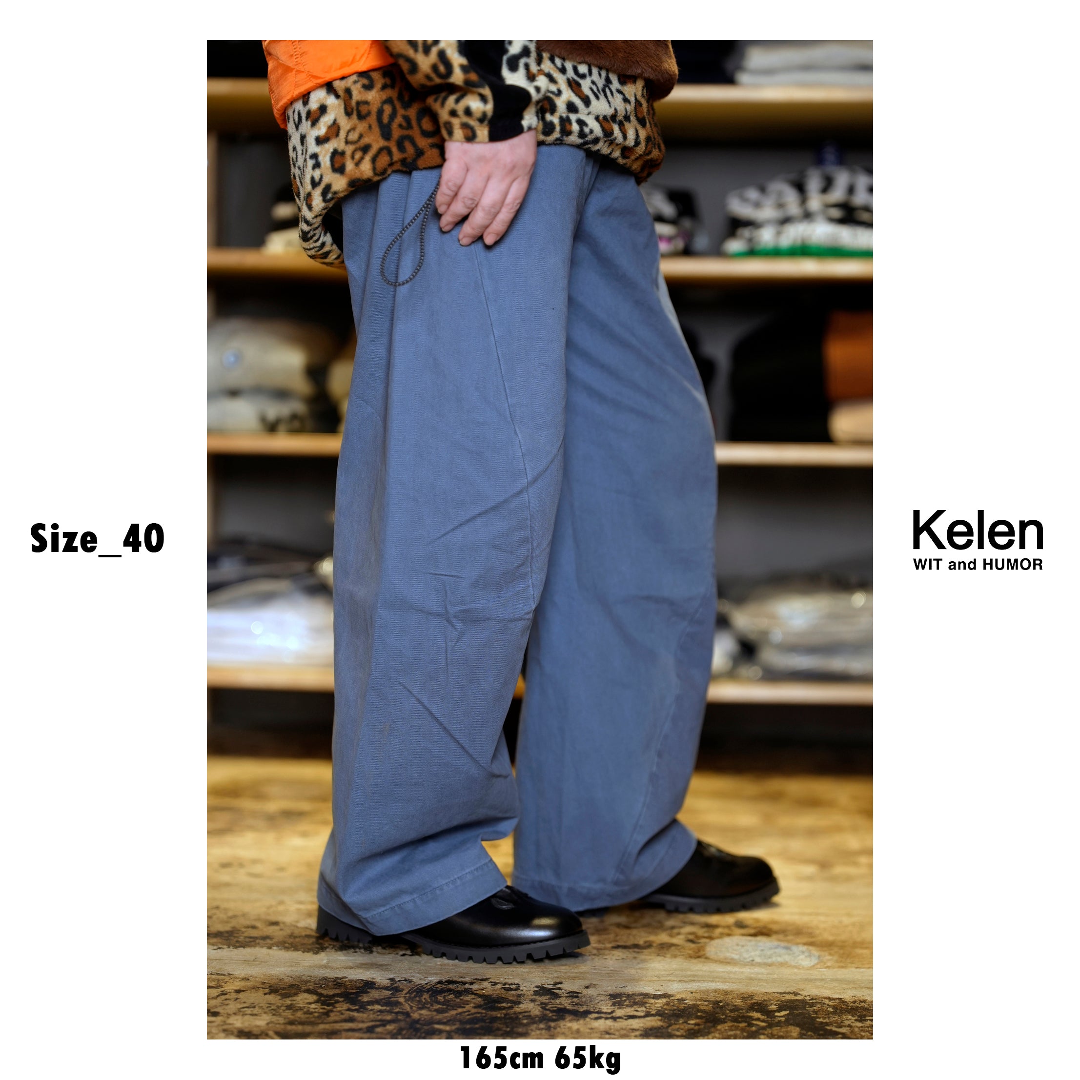 KLM25HPT1132_Blue | MONSTRO | Color:Blue【KELEN MEN_ケレン】