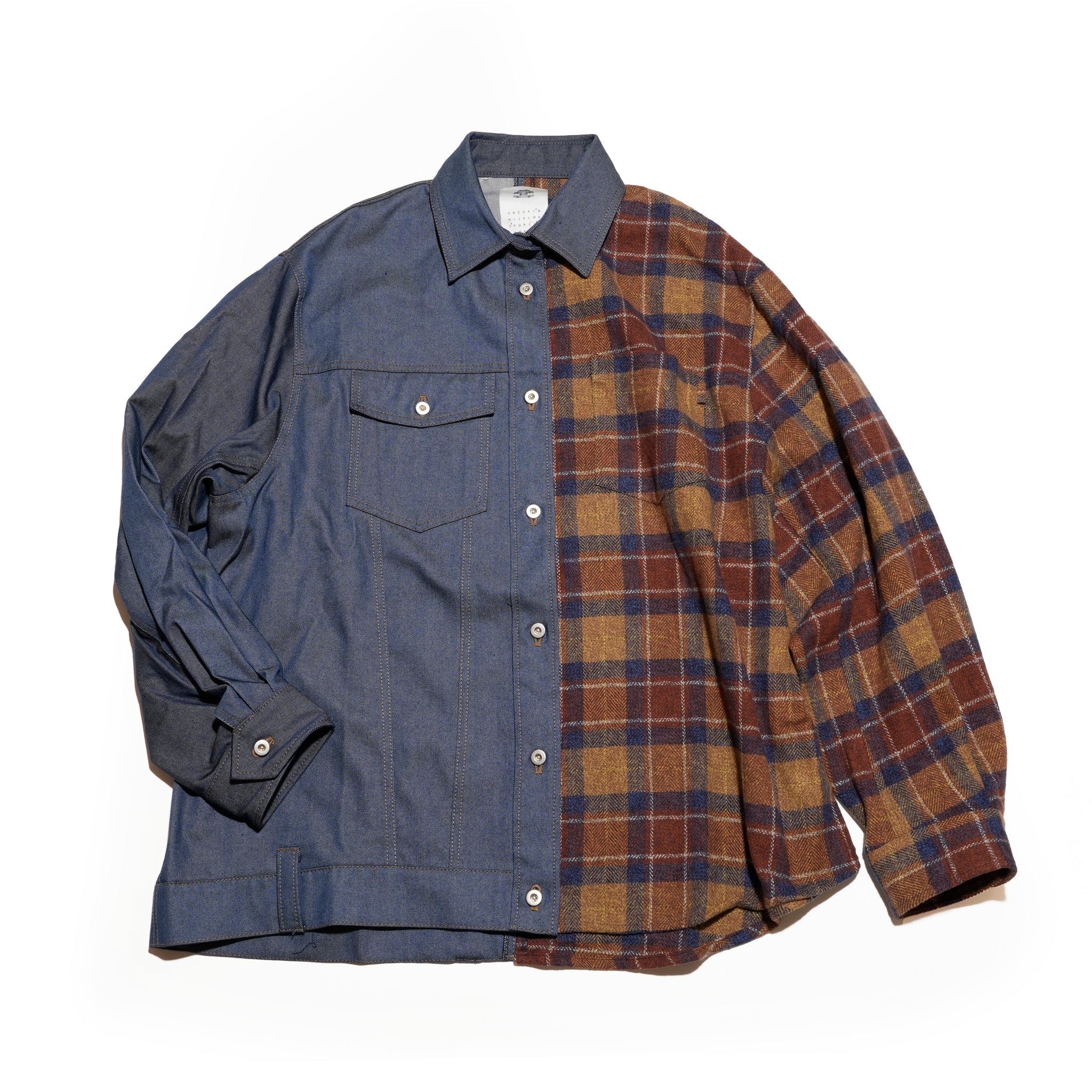FUSION SHIRT JACKET | Color_Indigo | No_sf25aw-06_indigo【STOF_ストフ】