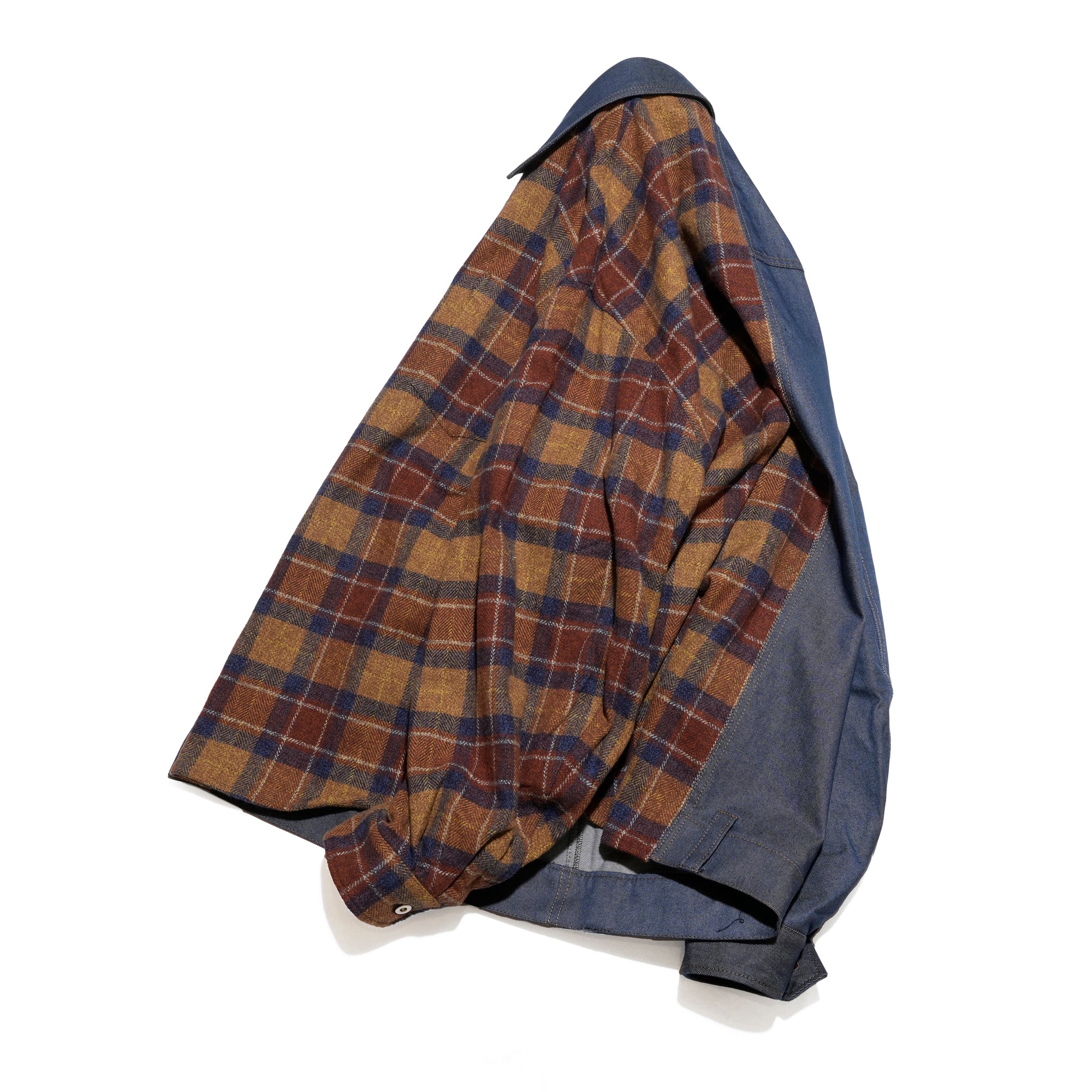 FUSION SHIRT JACKET | Color_Indigo | No_sf25aw-06_indigo【STOF_ストフ】