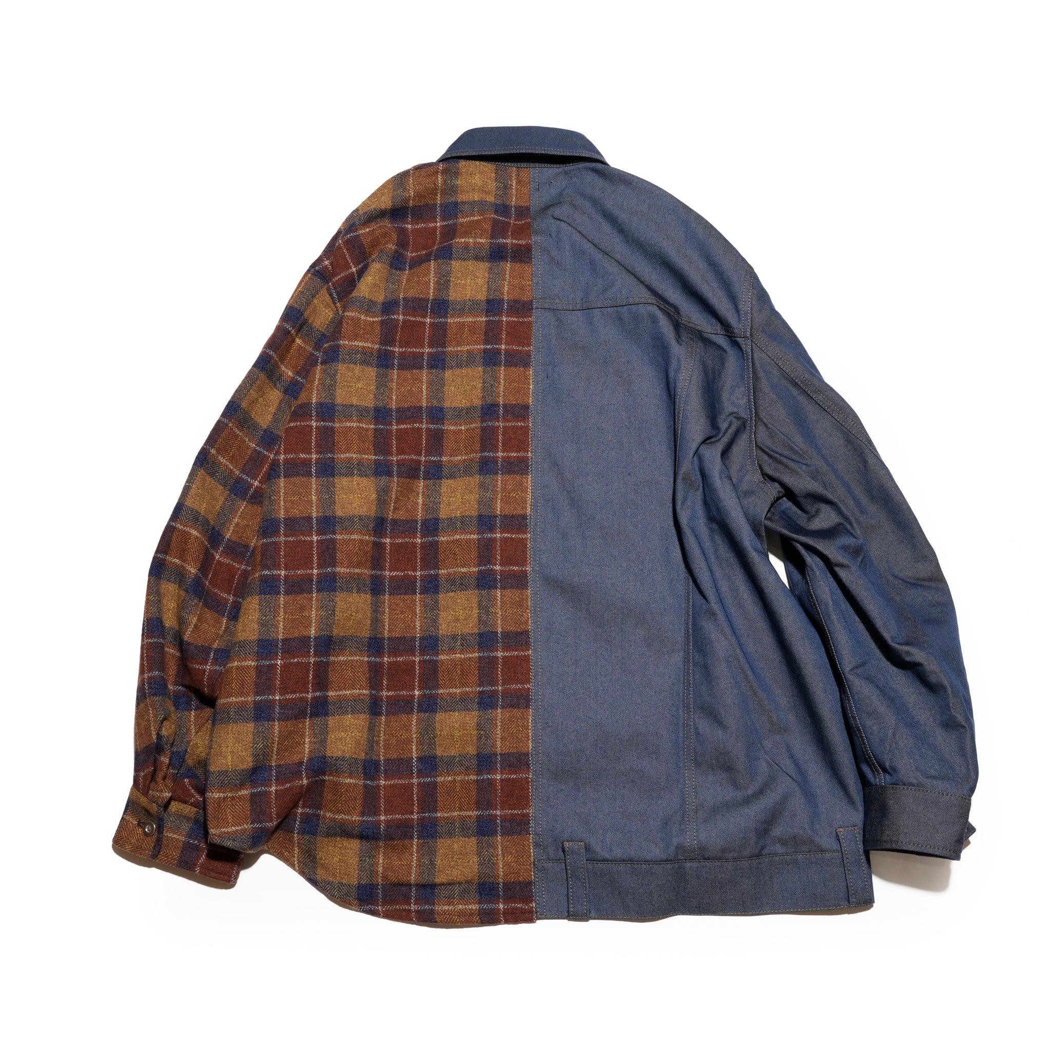 FUSION SHIRT JACKET | Color_Indigo | No_sf25aw-06_indigo【STOF_ストフ】
