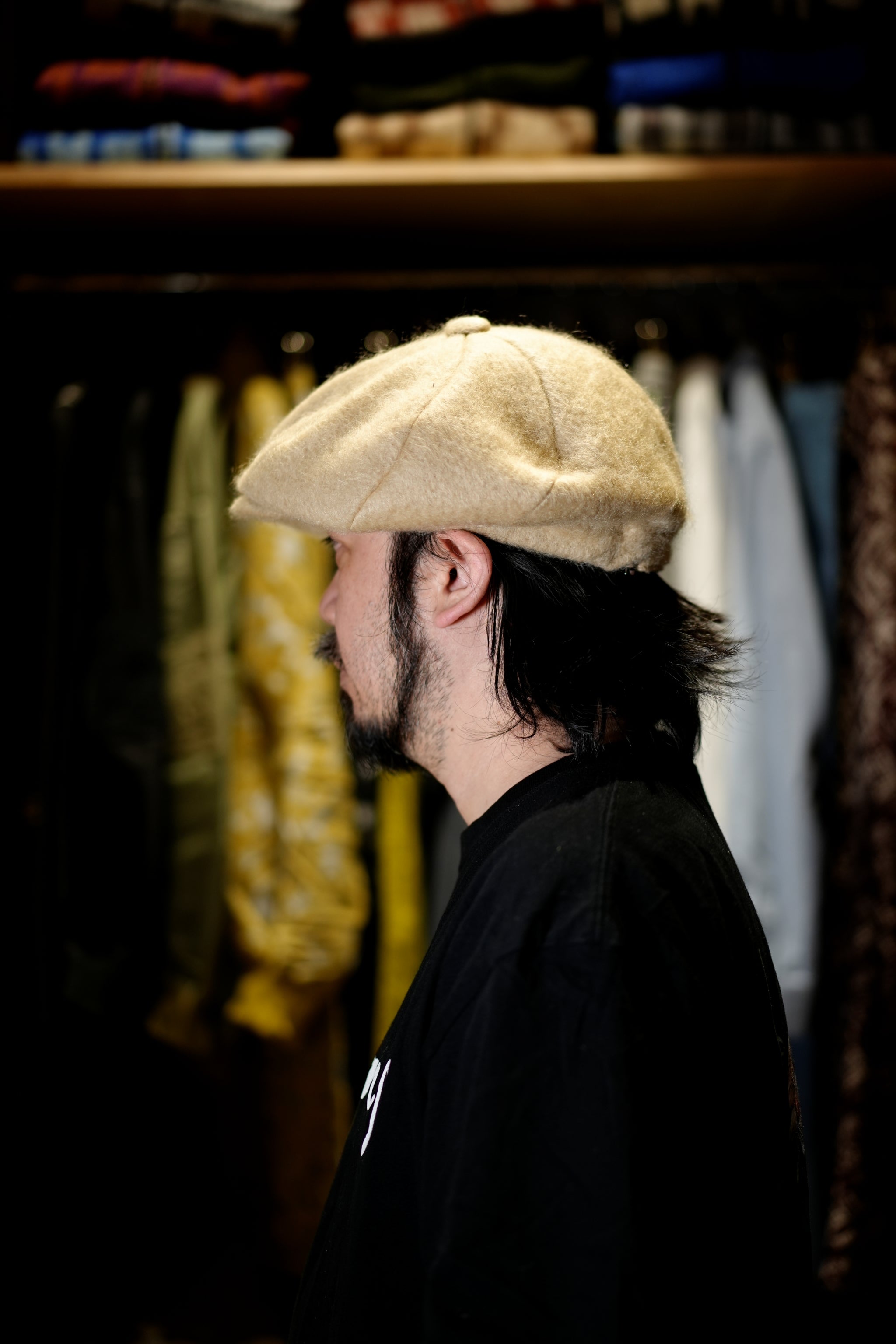 IA-24-111_BIEGE | Twist Casquette | Color:Beige【INDIETRO ASSOCIATION】