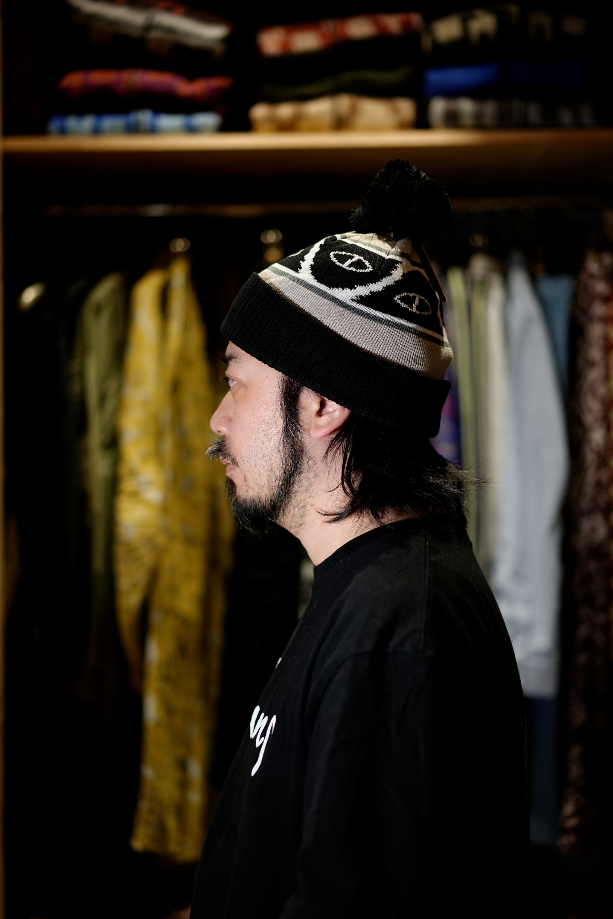 ZILLA BEANIE | Color:Black【POLER_ポーラー】【ネコポス選択可能】