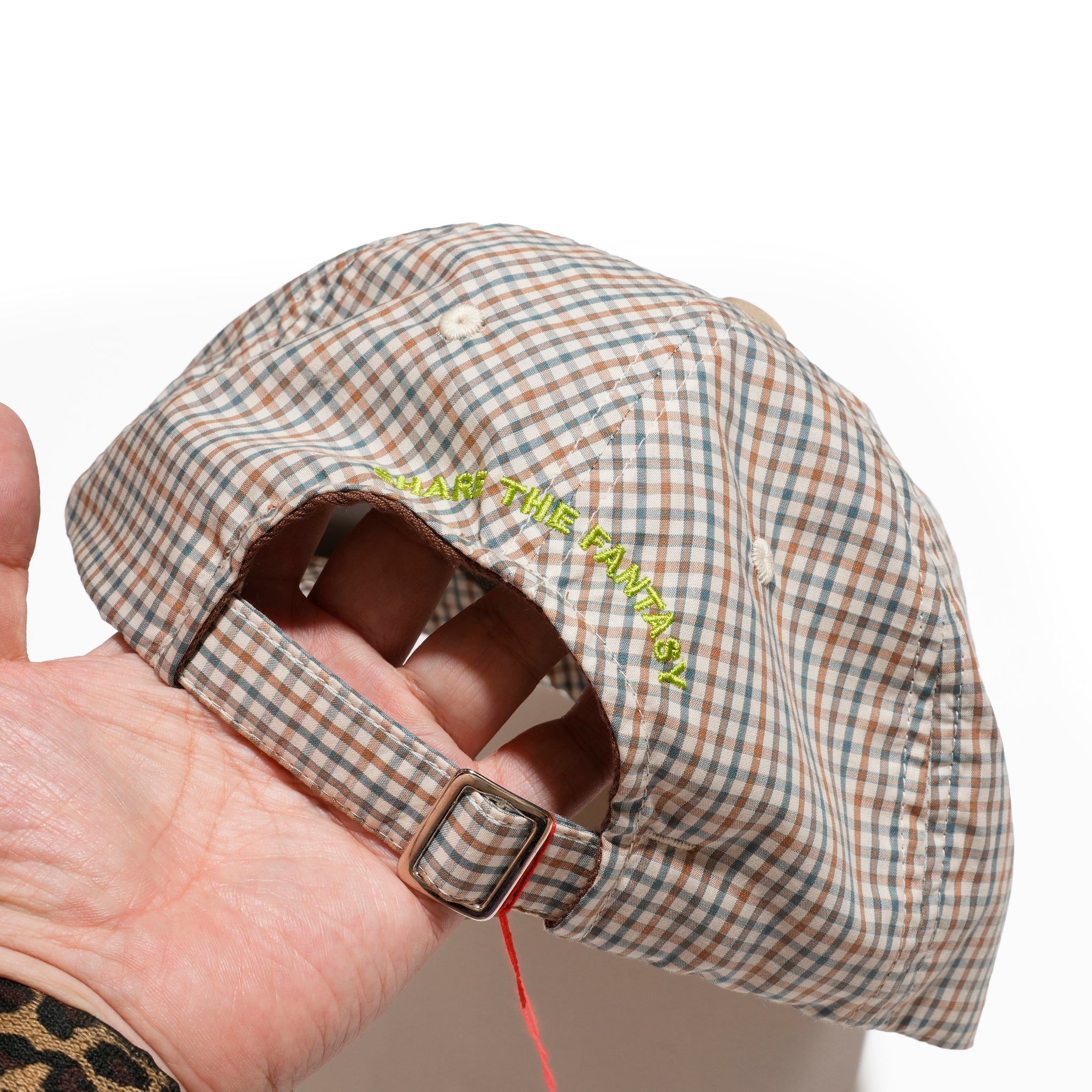 6 panel long brim cap | Color_Green×Beige(C) | No_stf-001-green×beige(c)【SHARE THE FANTASY_シェアザファンタジー】