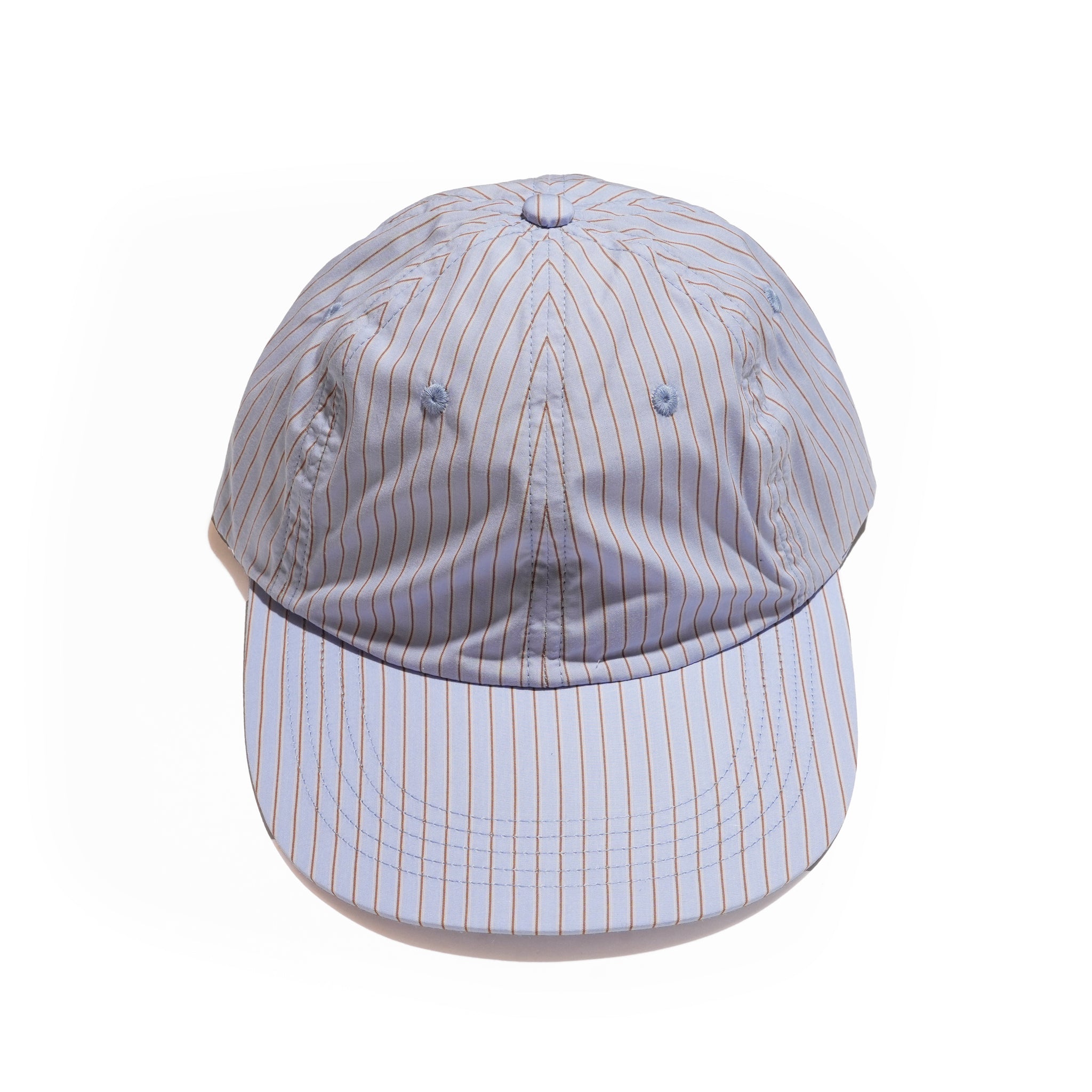 6 panel long brim cap | Color_Sax×Brown(S) | No_stf-001-sax×brown(s)【SHARE THE FANTASY_シェアザファンタジー】
