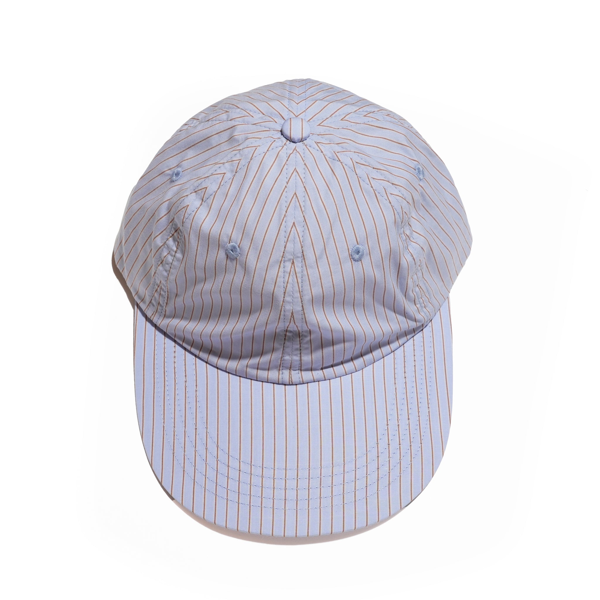 6 panel long brim cap | Color_Sax×Brown(S) | No_stf-001-sax×brown(s)【SHARE THE FANTASY_シェアザファンタジー】