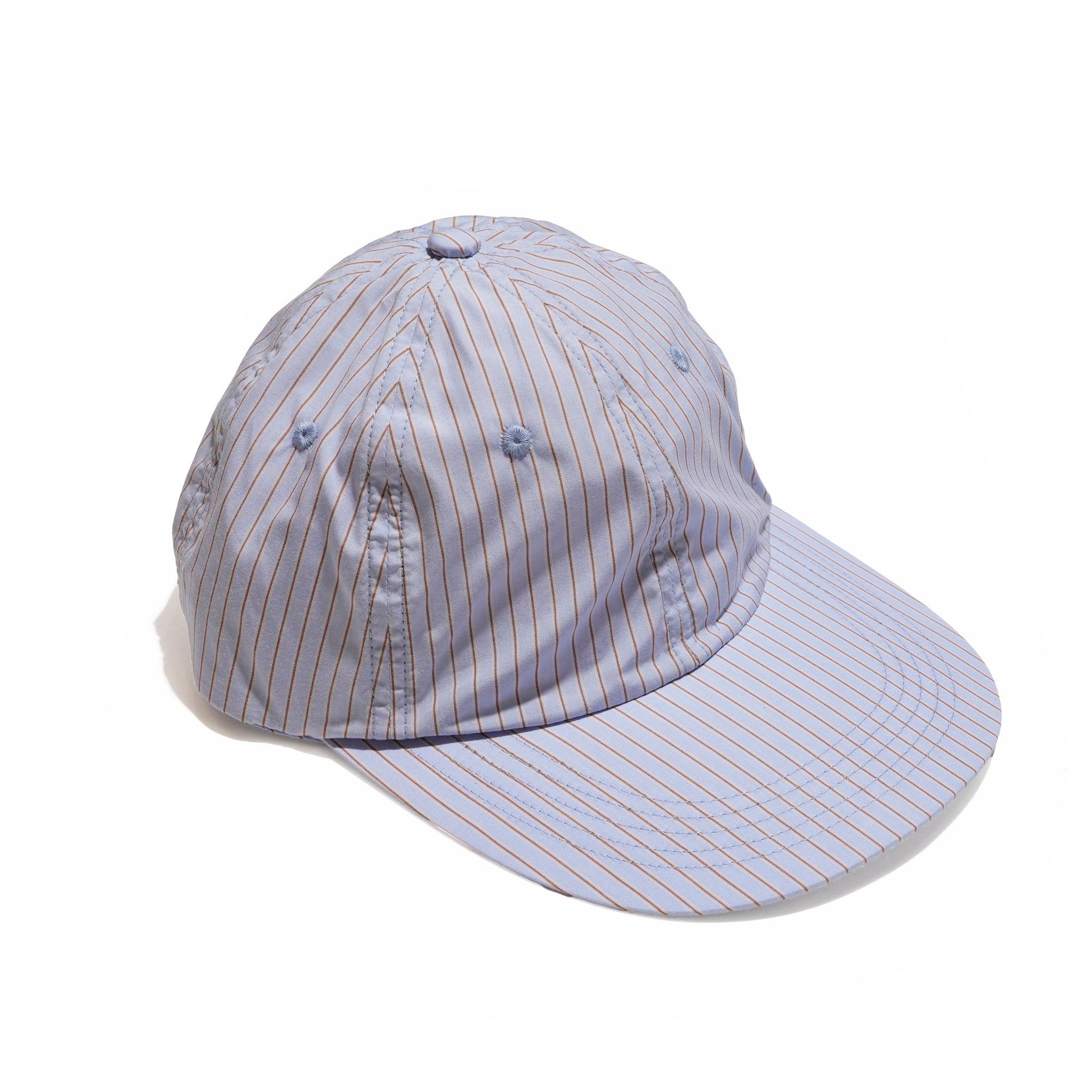 6 panel long brim cap | Color_Sax×Brown(S) | No_stf-001-sax×brown(s)【SHARE THE FANTASY_シェアザファンタジー】