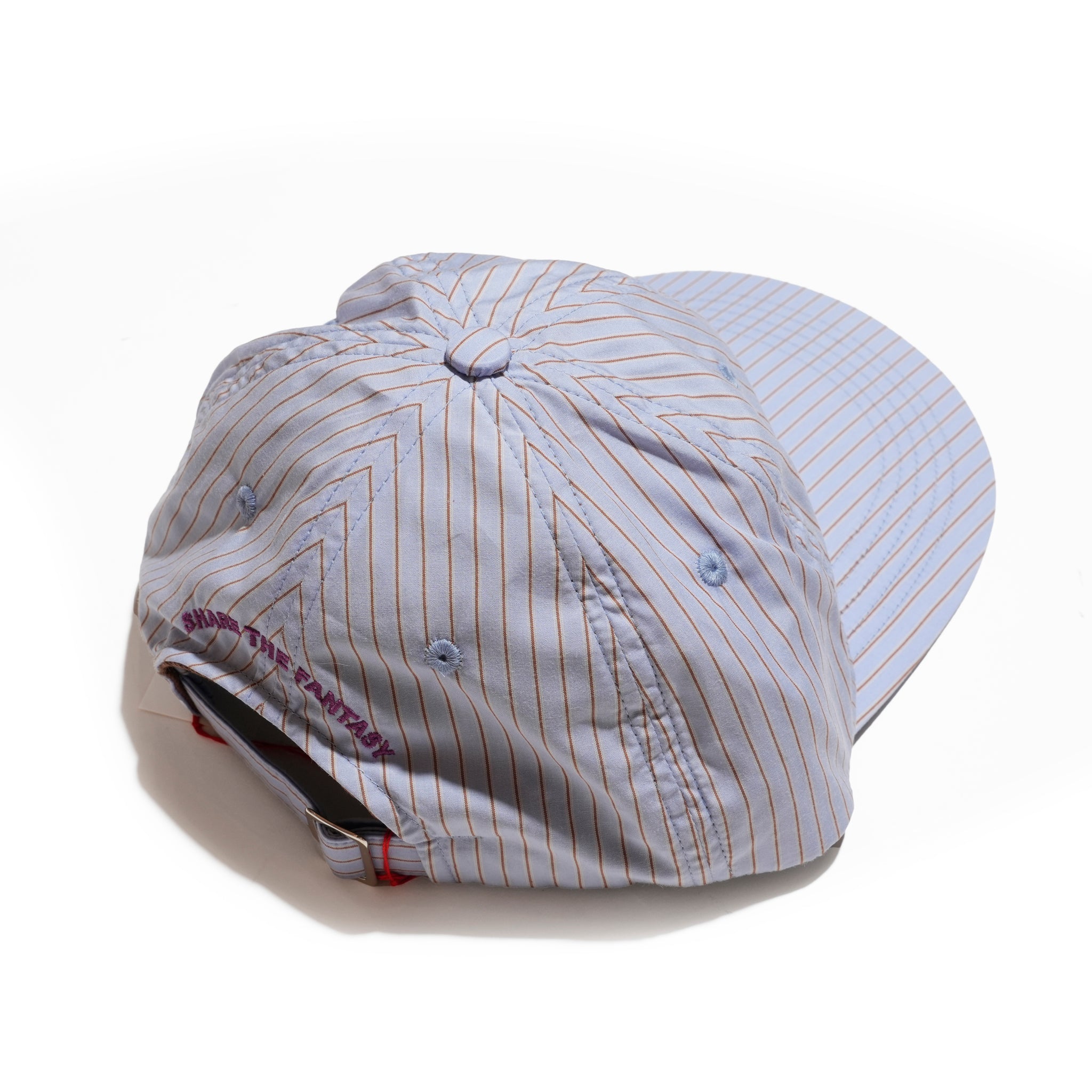 6 panel long brim cap | Color_Sax×Brown(S) | No_stf-001-sax×brown(s)【SHARE THE FANTASY_シェアザファンタジー】
