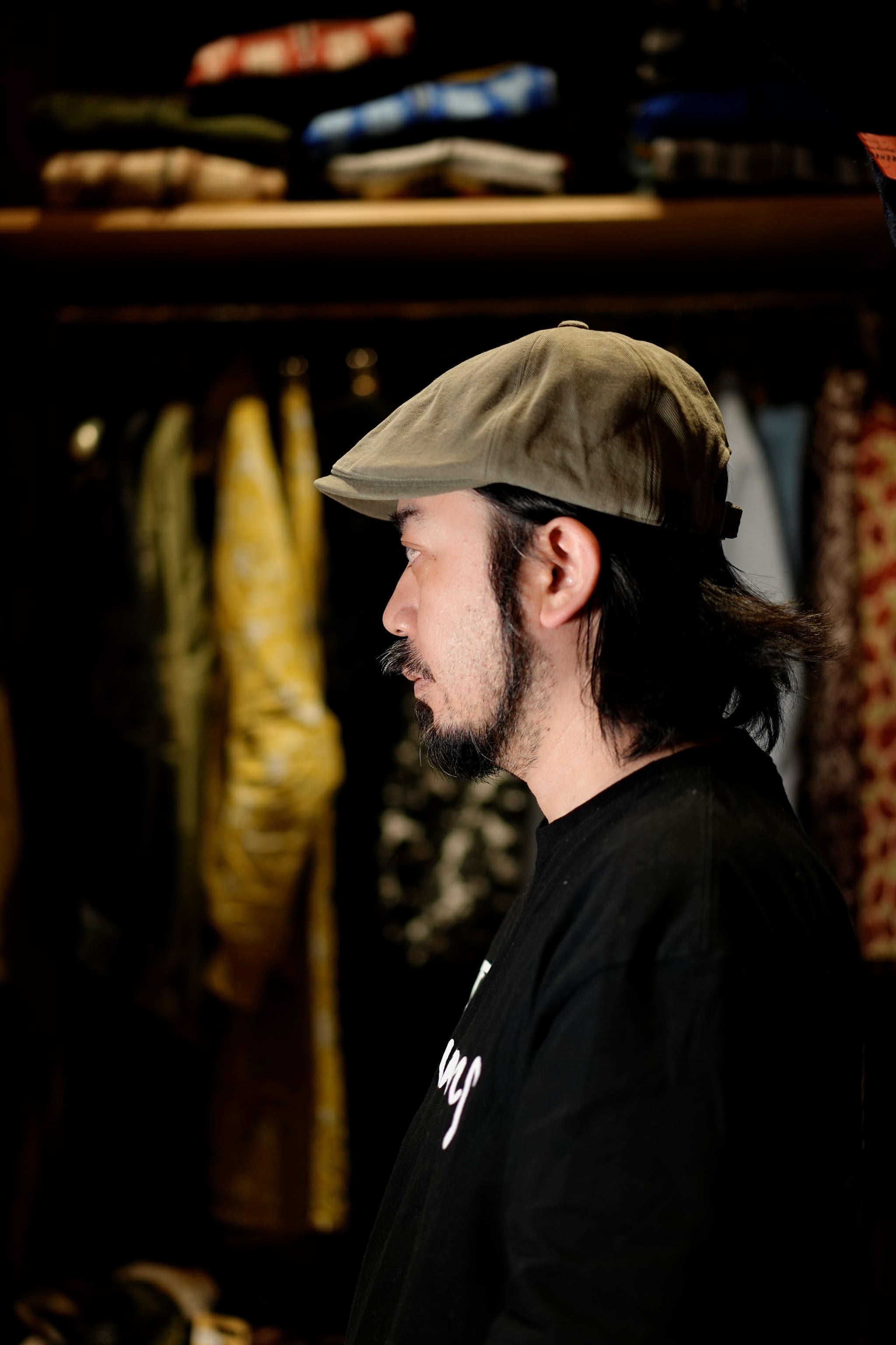 901T-1791 | KATSURAGI-HUNT CAP | Color:Black/Khaki【QUOLT_クオルト】【ネコポス選択可能】