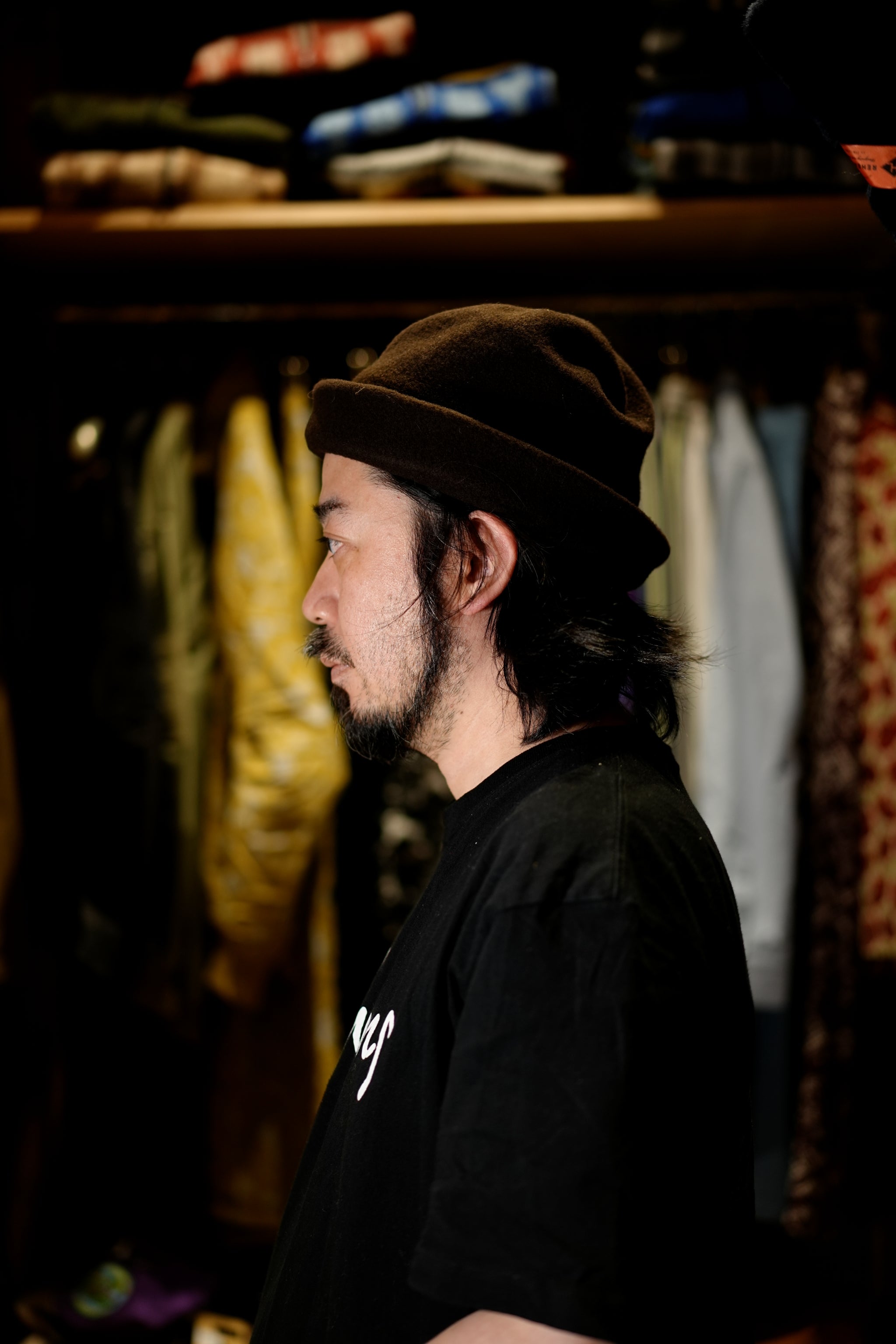 KO-008 | Clochard Hat | Color:Black/Espresso/Pebble【KOPKA_コプカ】