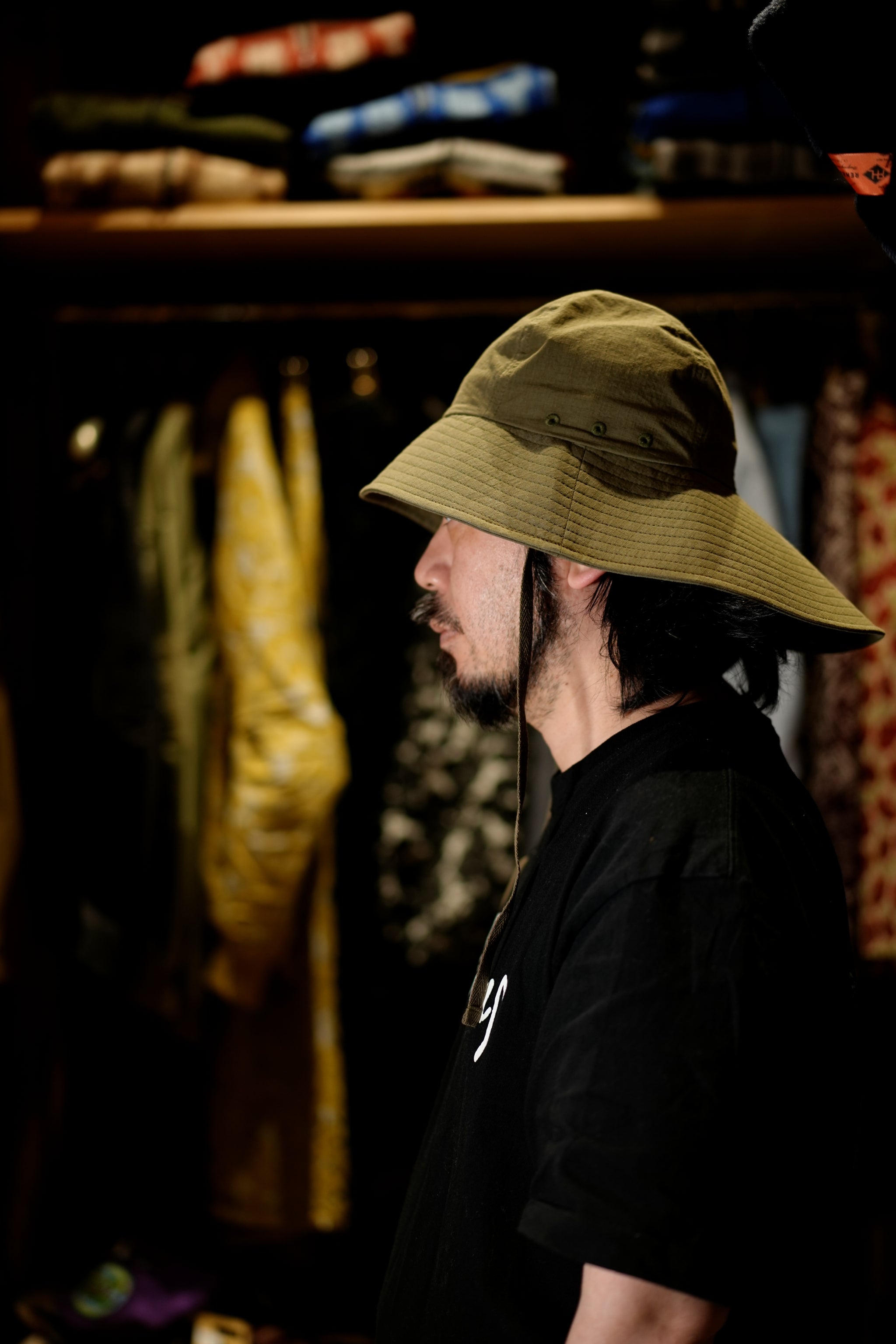 MIL24HAC3018 | MIL BUSH HAT 2.0 | Color:Khaki/Black【KHA:KI_カーキ】