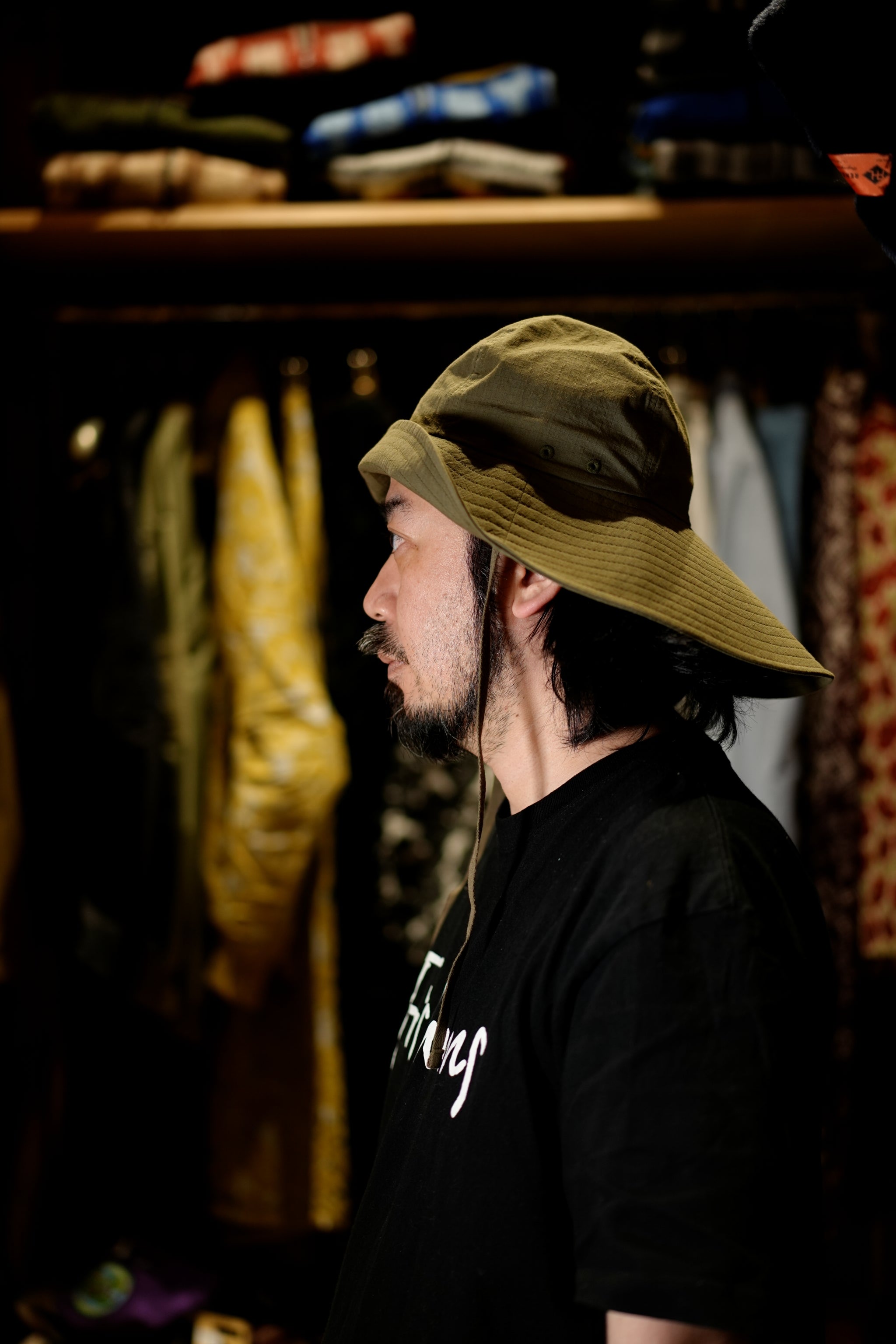 MIL24HAC3018 | MIL BUSH HAT 2.0 | Color:Khaki/Black【KHA:KI_カーキ】