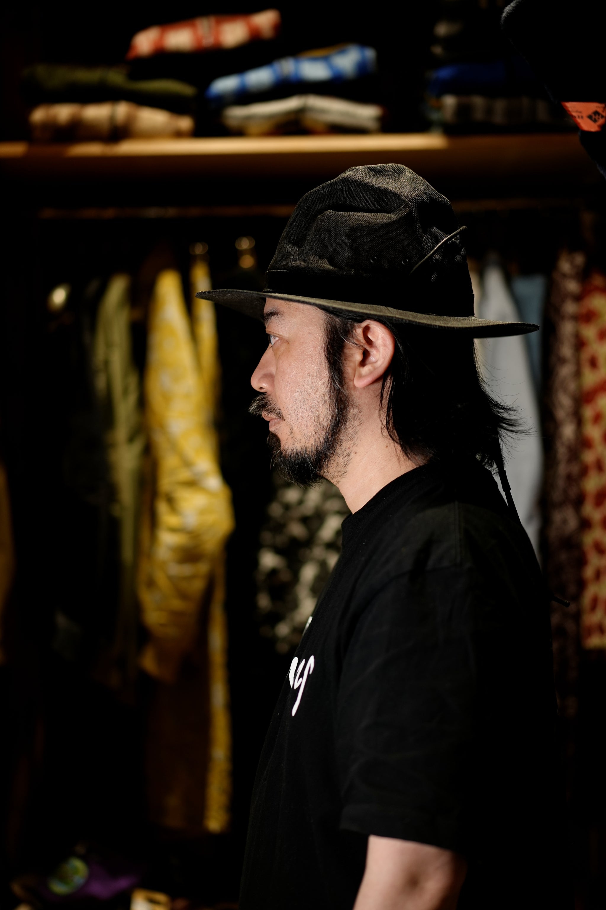 RL-23-1286 | Paper Cloth Mountain Hat | Color:Black【RACAL_ラカル】