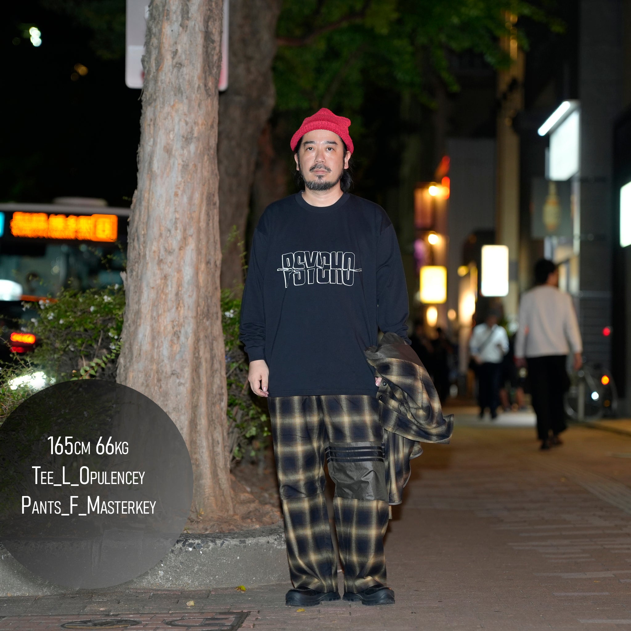 PSYCHO コラボロングスリーブTシャツ | Color_Black | No_opgen254003_black【OPULENCE_オーピュレンス】