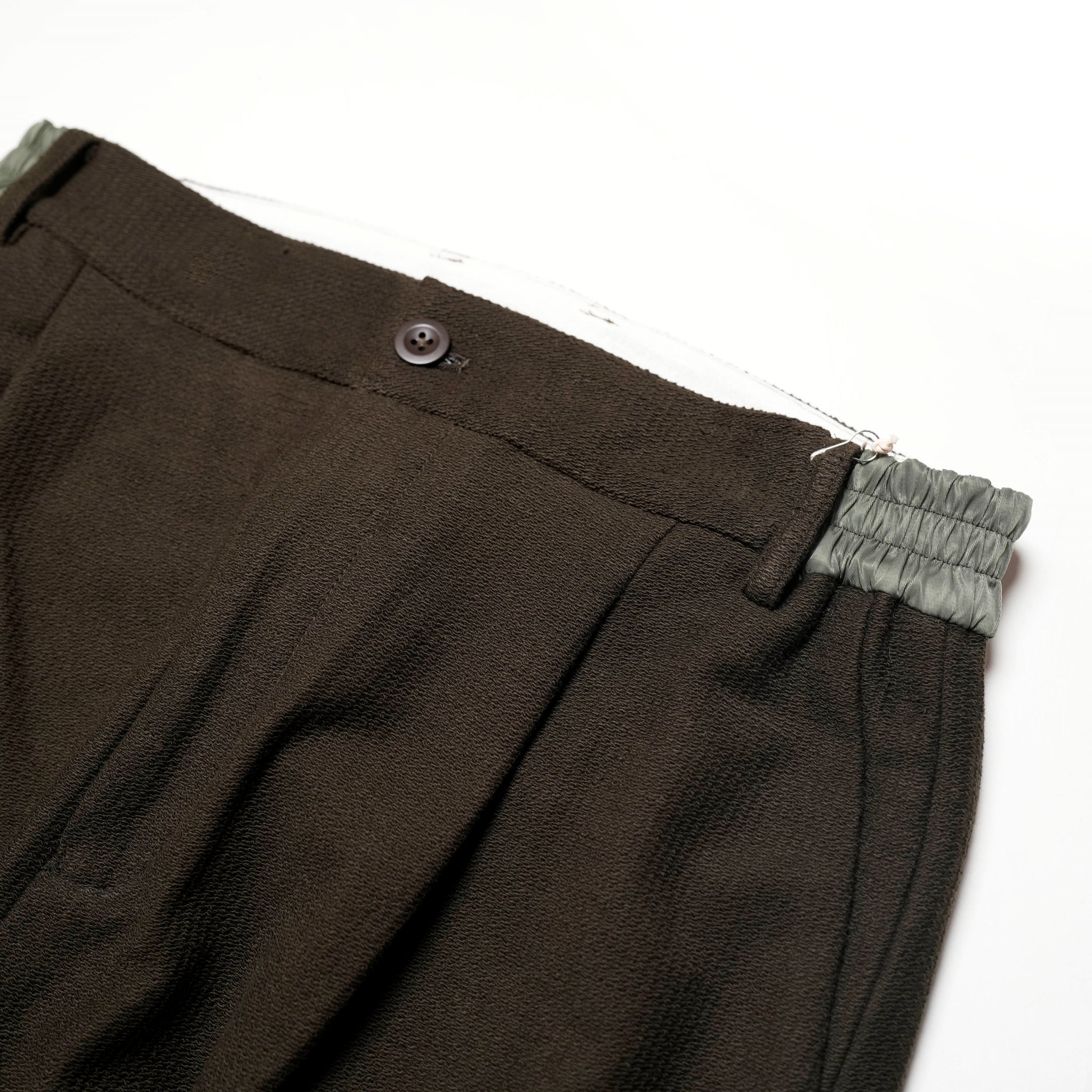 ACR24SS-P03/ (A)crypsis® Totem Weave Patchwork Pants-OLIVE | Size:Free【(A)CRYPSIS®】【SEIVSON_セイヴソン】