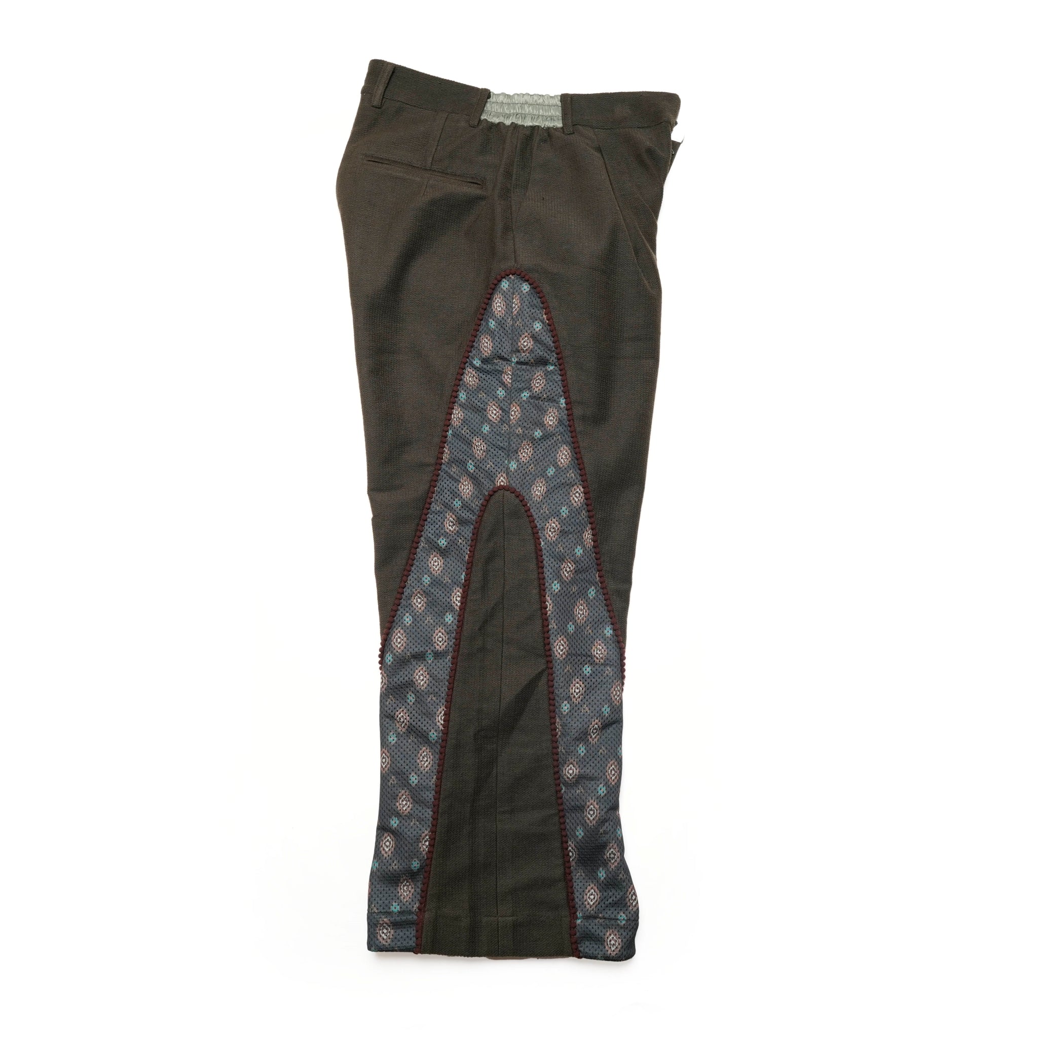 ACR24SS-P03/ (A)crypsis® Totem Weave Patchwork Pants-OLIVE | Size:Free【(A)CRYPSIS®】【SEIVSON_セイヴソン】