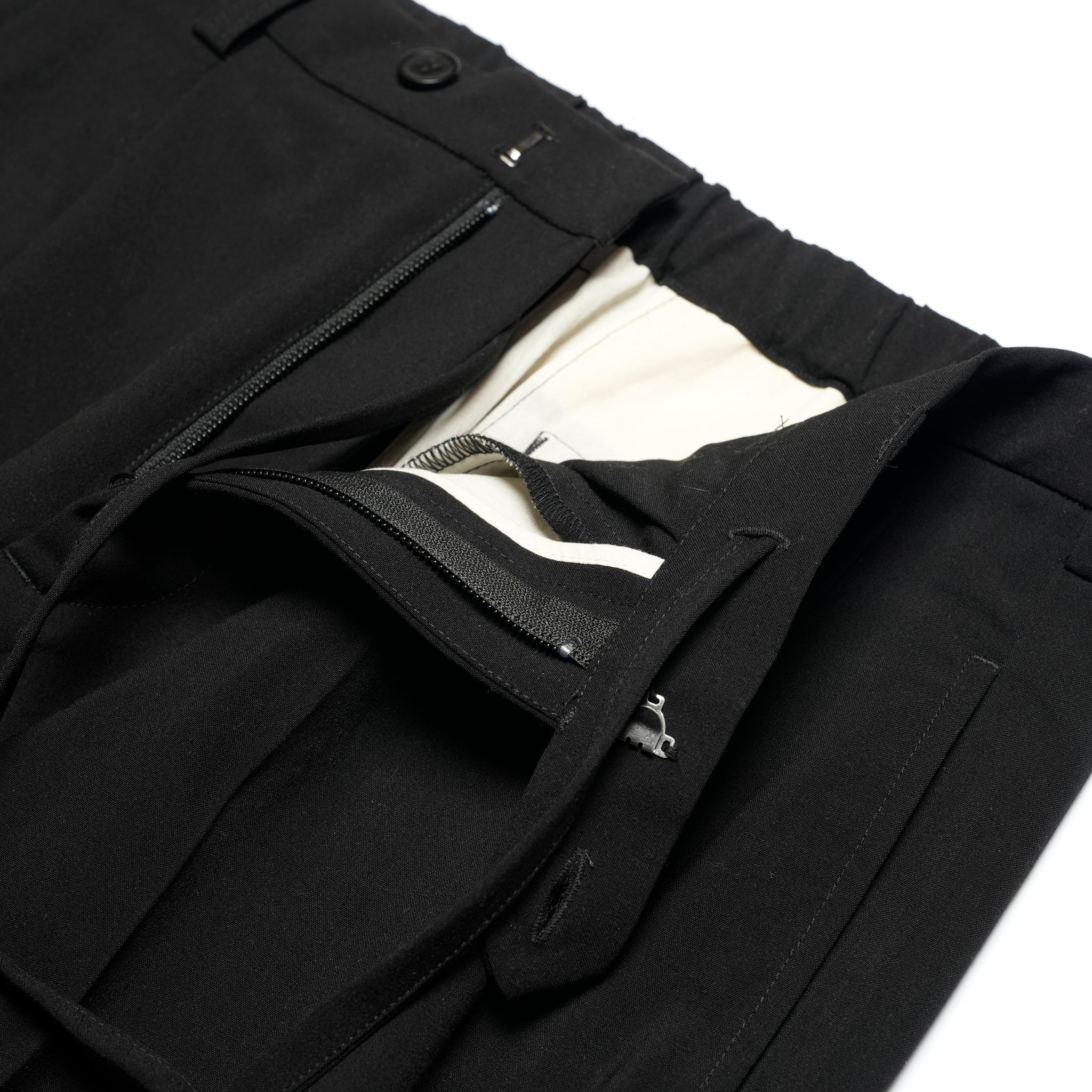 M-2410452_Black | 2Tuck Pants | Color:Black【MODEM DESIGN_モデムデザイン】