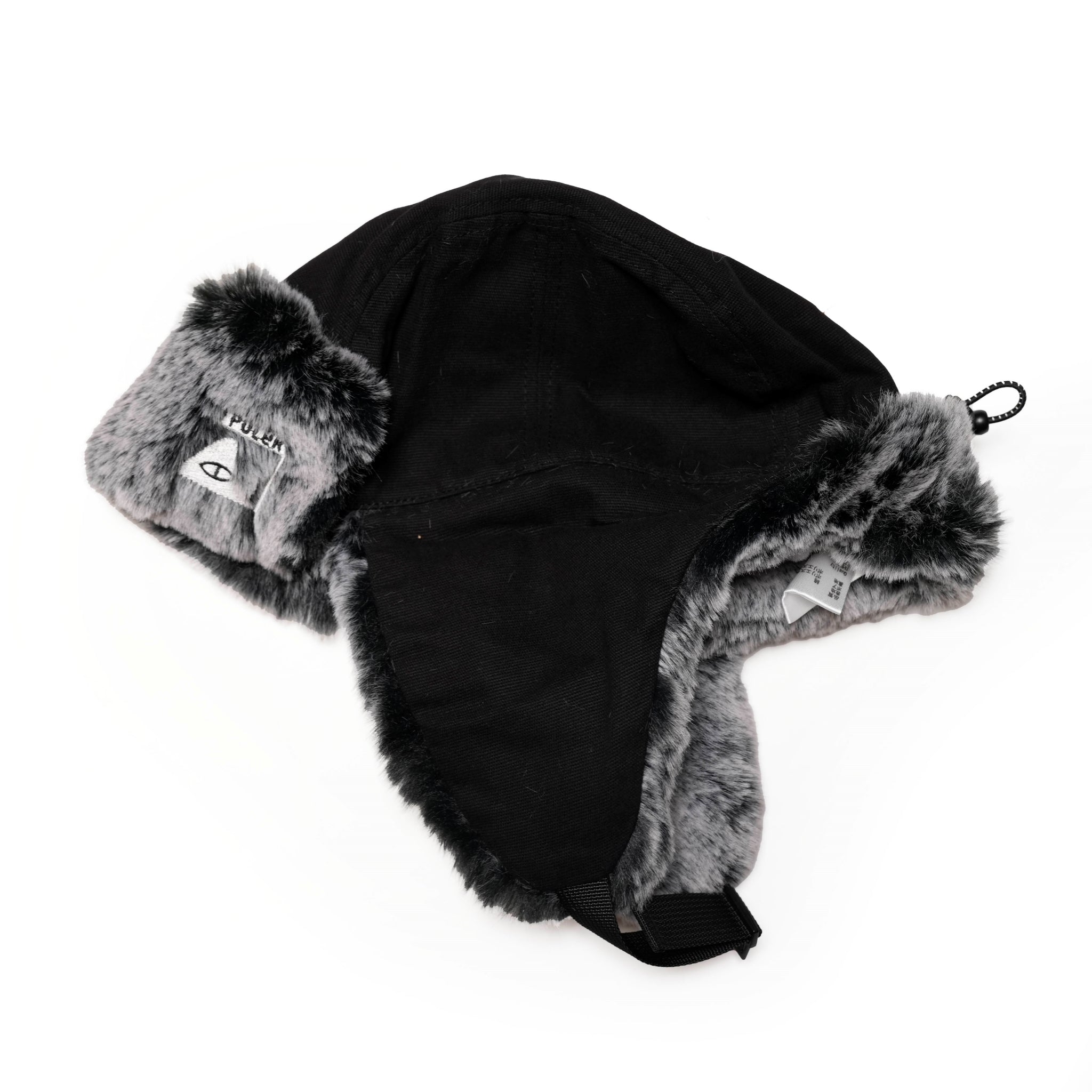 MILITARY FUR VISOR CAP | Color:Black【POLER_ポーラー】