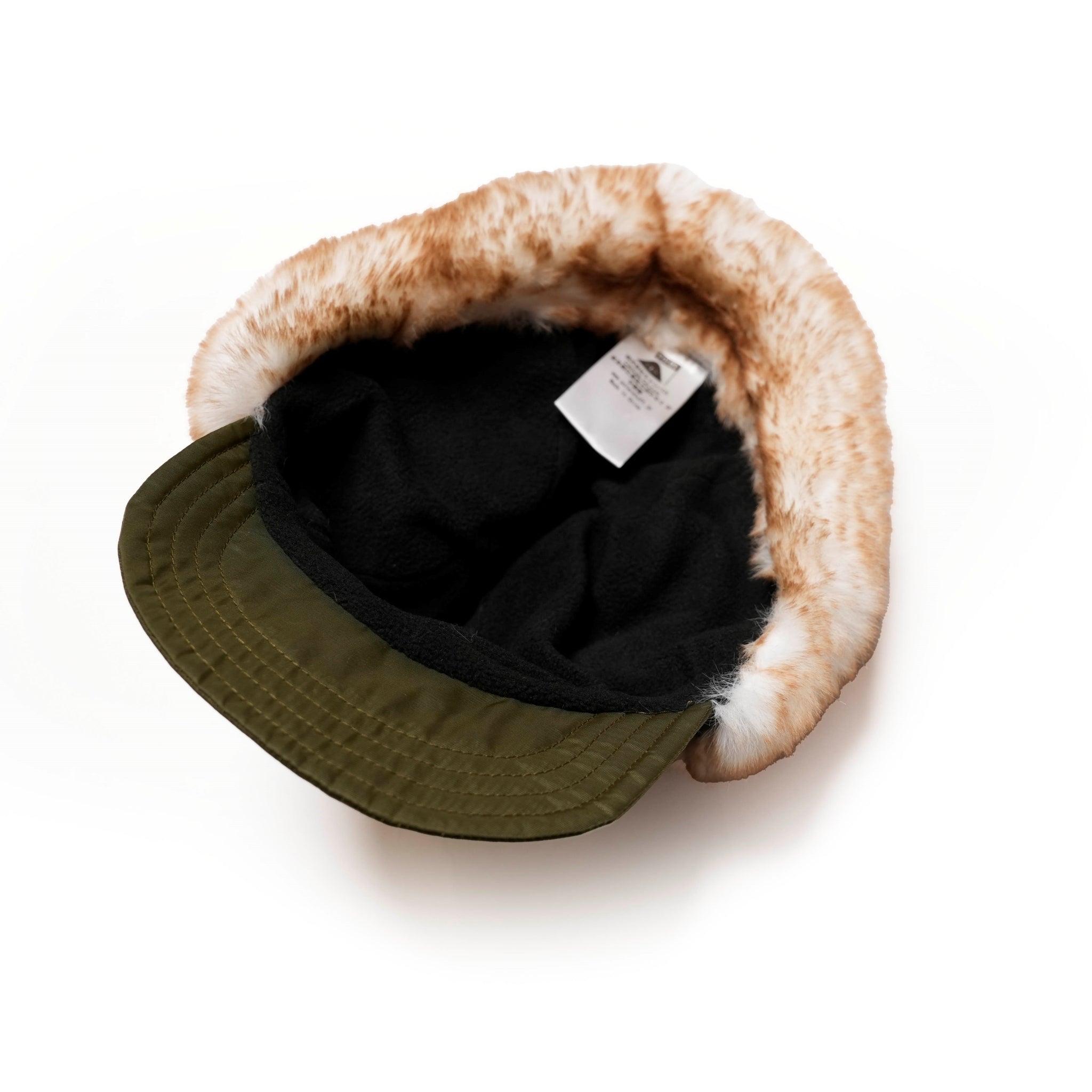 FLIGHT NYLON FUR FLAP CAP | Color:Olive【POLER_ポーラー】