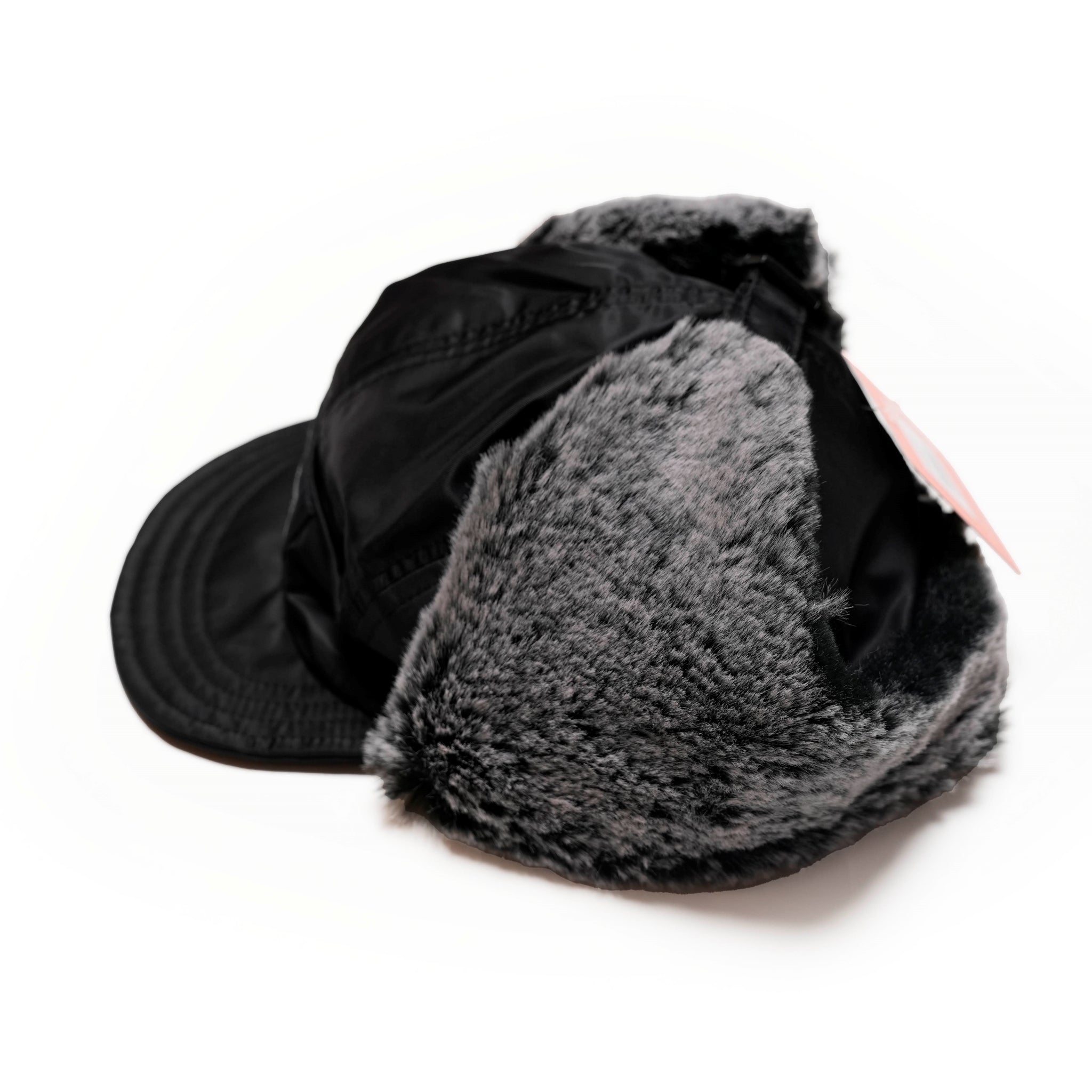 FLIGHT NYLON FUR FLAP CAP | Color:Black【POLER_ポーラー】