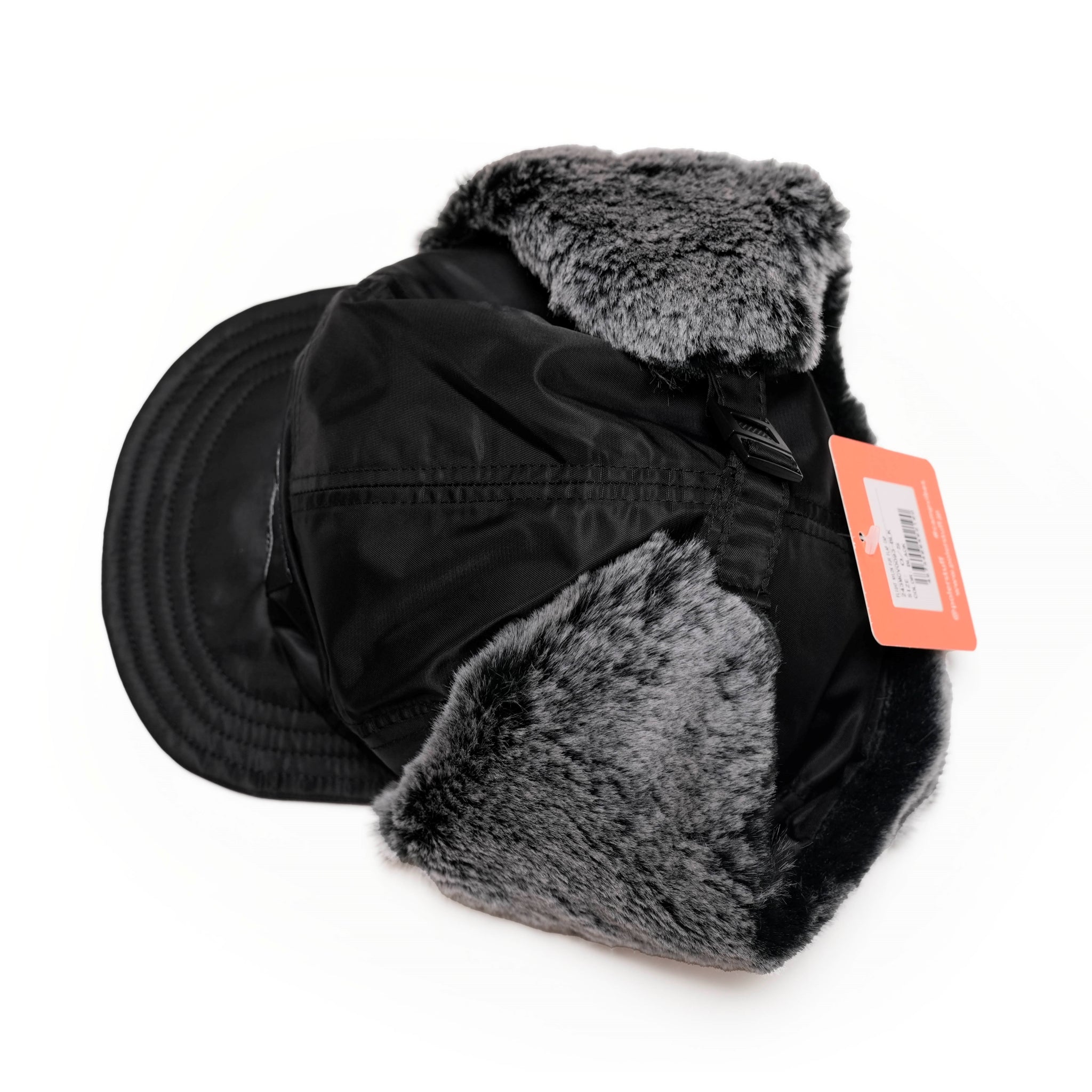 FLIGHT NYLON FUR FLAP CAP | Color:Black【POLER_ポーラー】