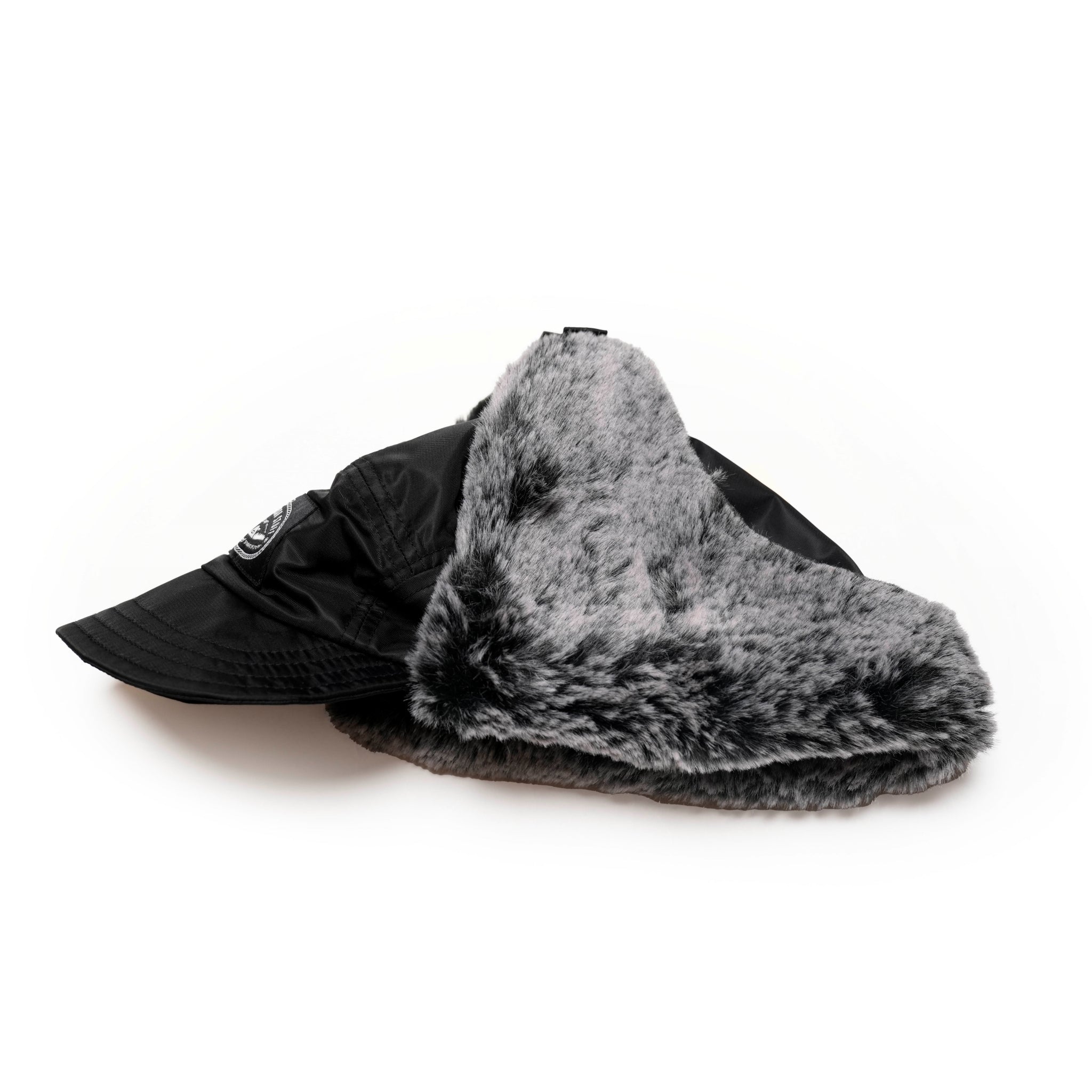 FLIGHT NYLON FUR FLAP CAP | Color:Black【POLER_ポーラー】