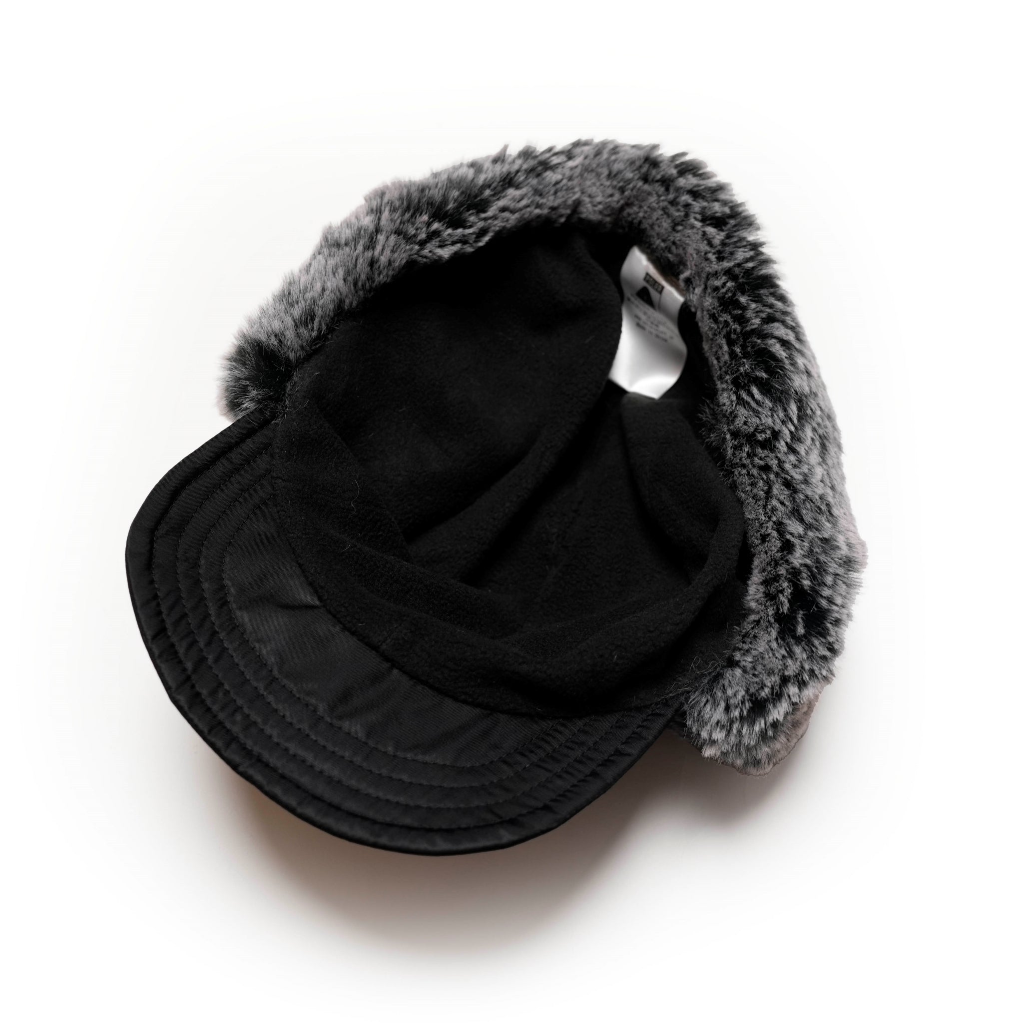 FLIGHT NYLON FUR FLAP CAP | Color:Black【POLER_ポーラー】