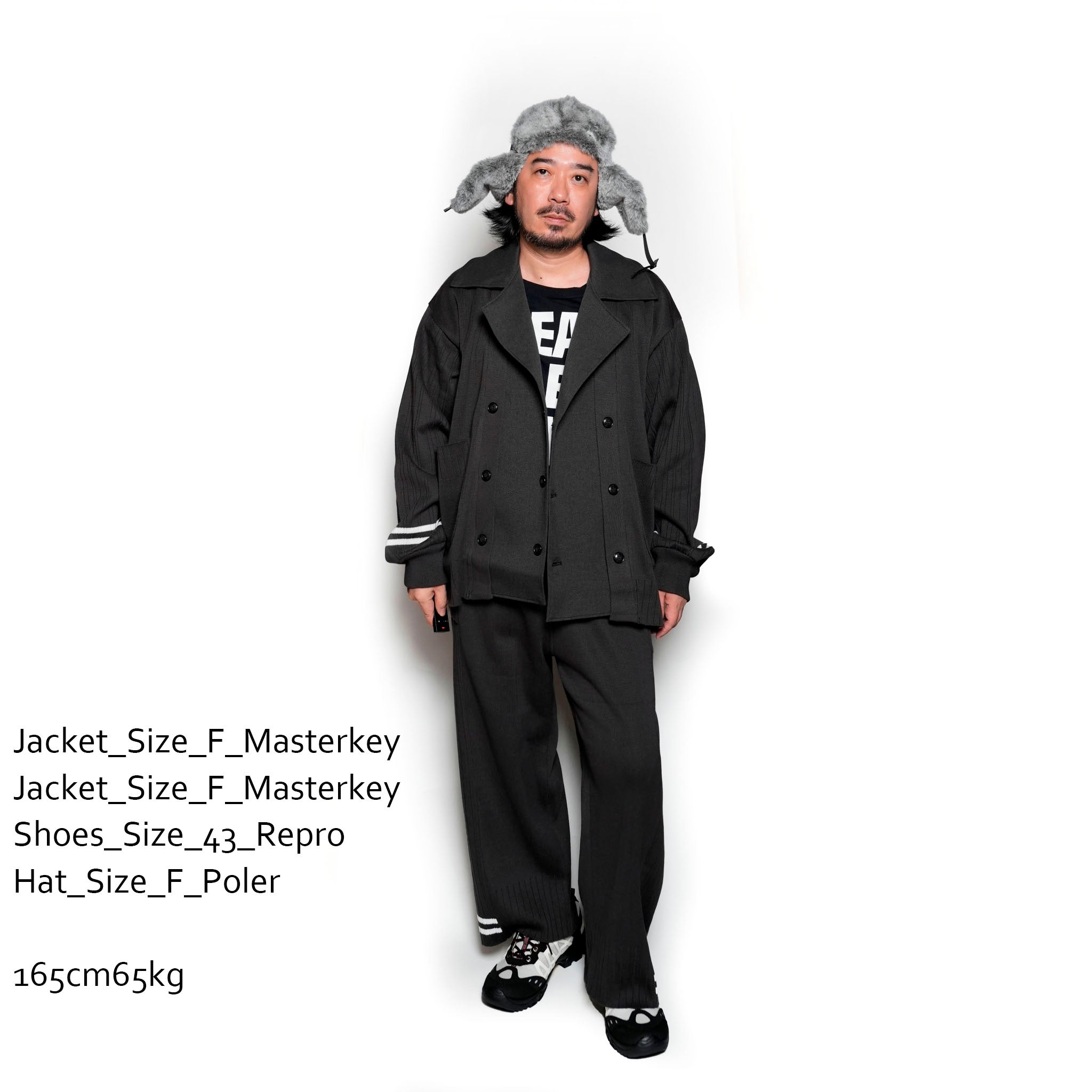 MK25A-K-16_GRY | FLEXIBLE RIB-JK | Color:Gry【MASTERKEY_マスターキー】