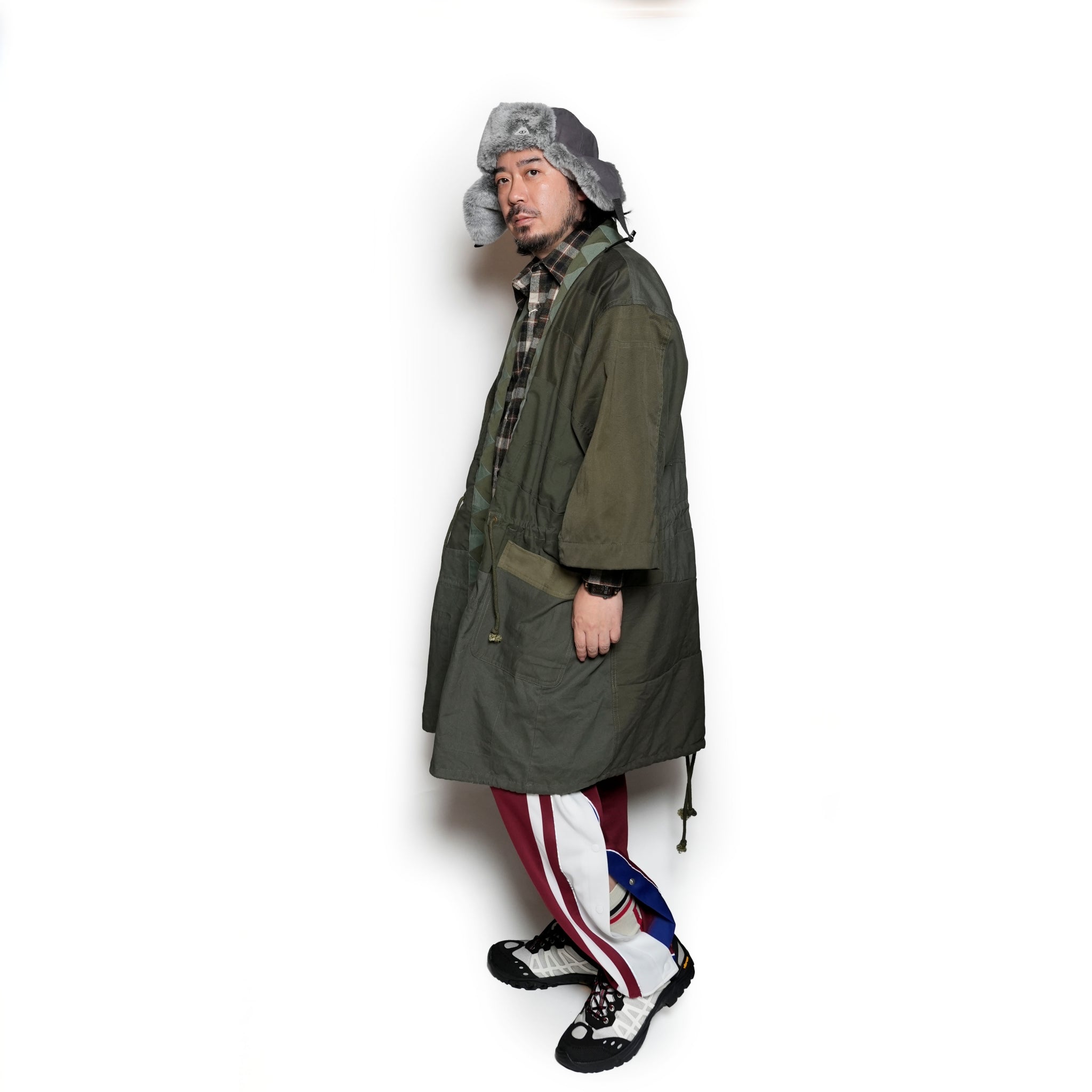 RJ2456003_01-ARMY | ZEN BARBARIAN COAT | Color:01-Army_C【NASNGWAM_ナスングワム】