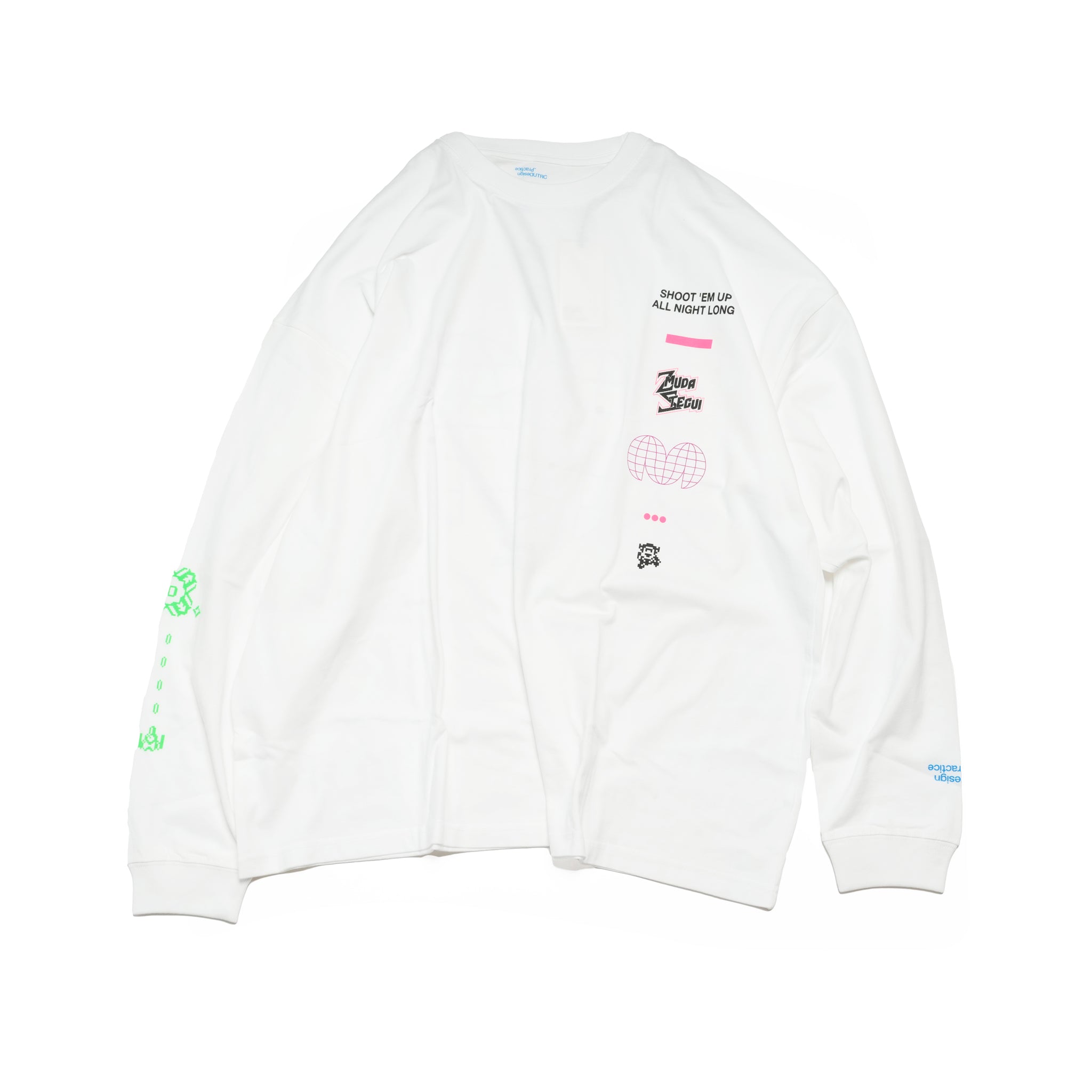 グラフィック tee L/S_3 | Color_Color: White | No__213_color: white【UNTRACE_アントレース】