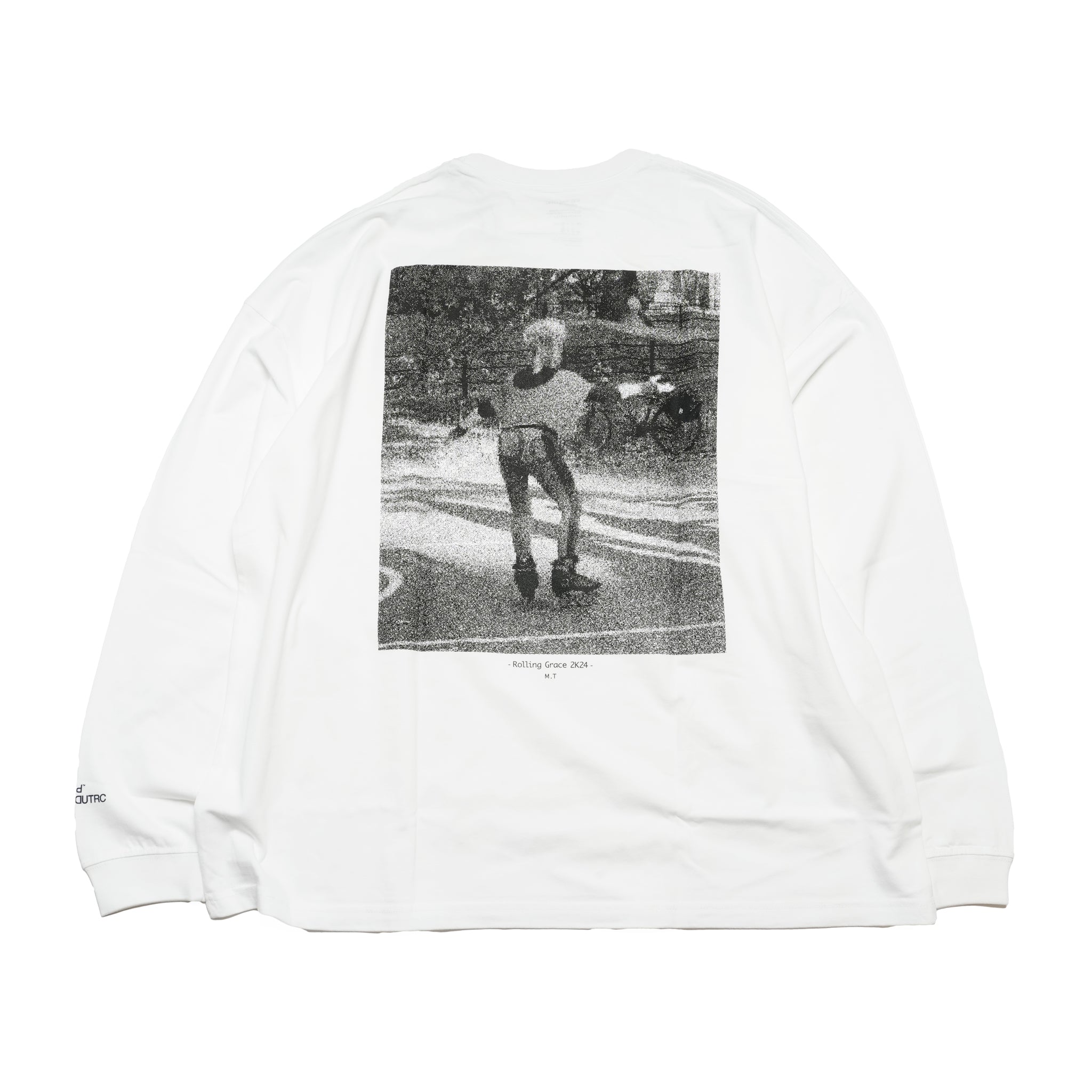 グラフィック tee L/S_5 | Color_Color: White | No__215_color: white【UNTRACE_アントレース】