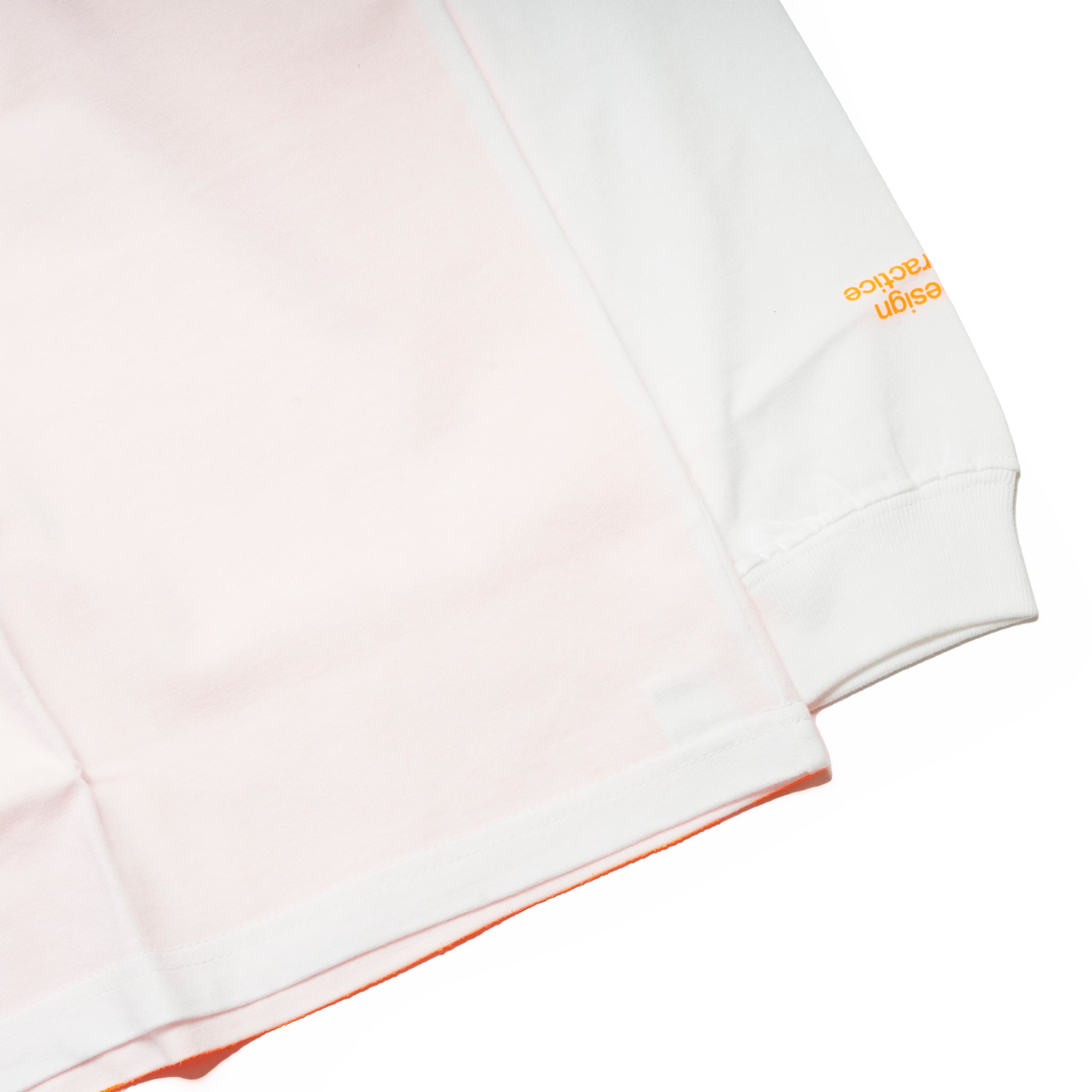グラフィック tee L/S_7 | Color_Color: White X Orange | No__217_color: white x orange【UNTRACE_アントレース】
