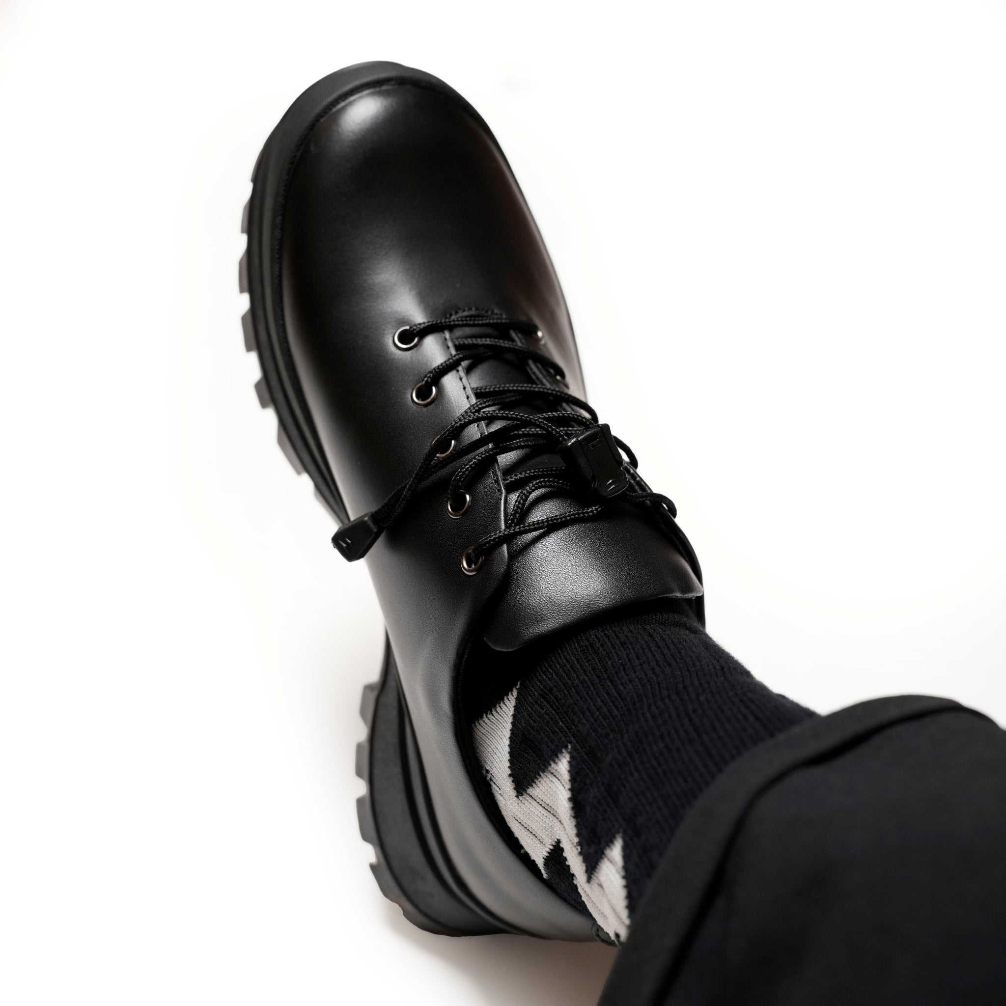 MLS210301-18 | Q/L OXFORD | Color:Black【molle Shoes_モールシューズ】