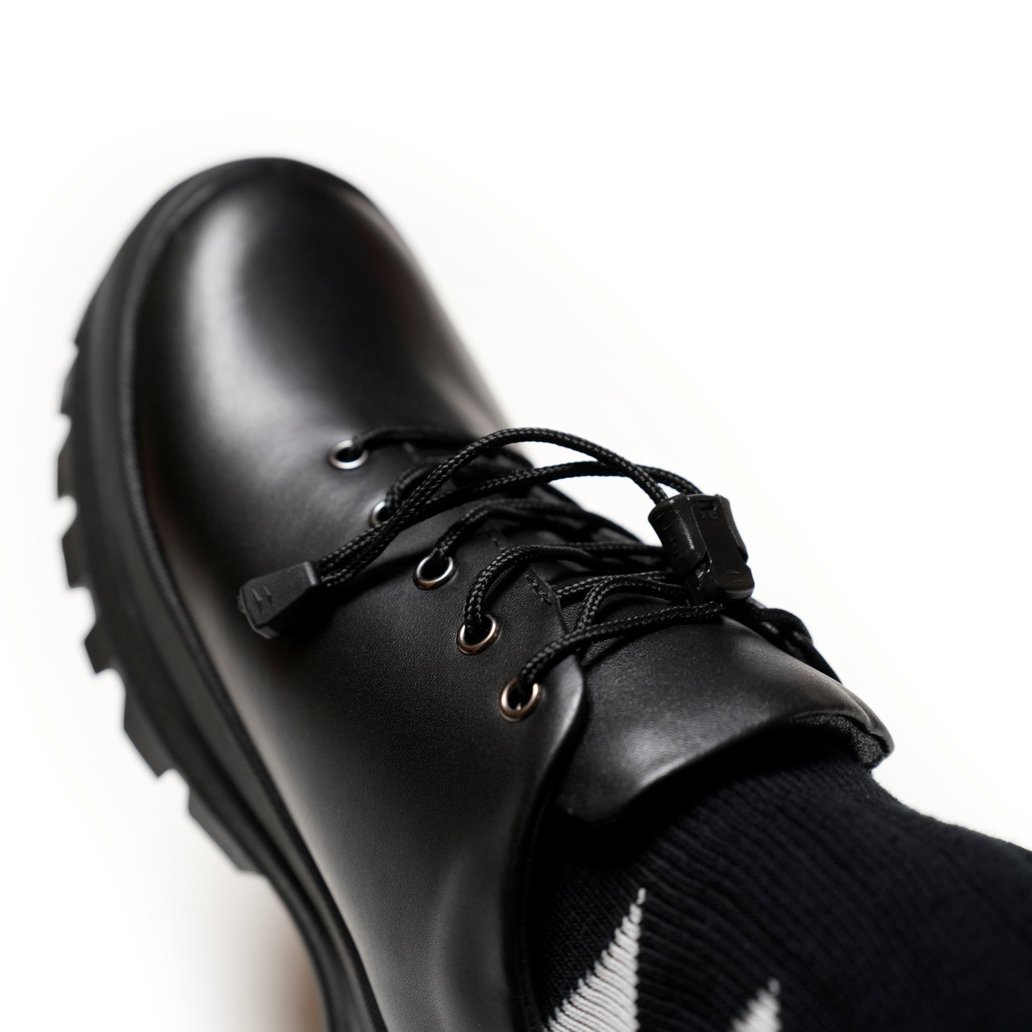 MLS210301-18 | Q/L OXFORD | Color:Black【molle Shoes_モールシューズ】