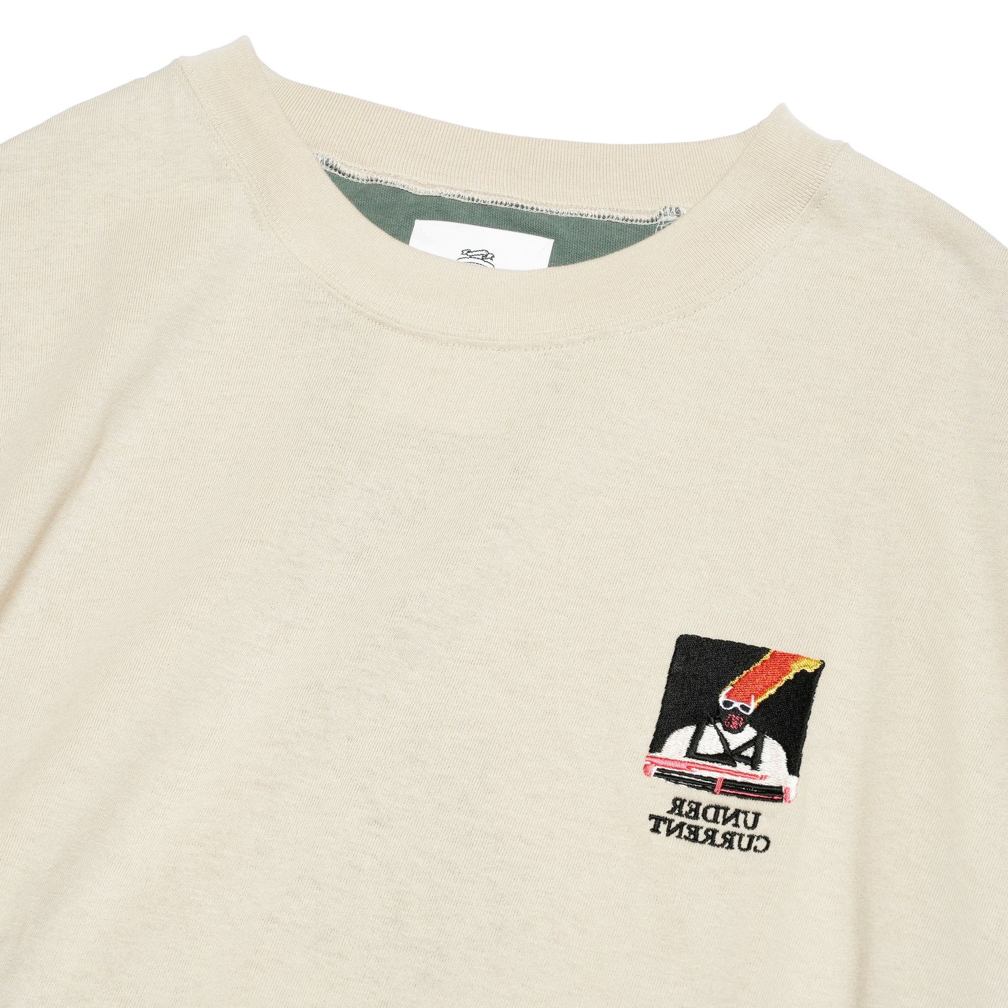 TALK ON YOUR BACK L/S T-SHIRT | Color_G Beige | No_sf25aw-19_g beige【STOF_ストフ】