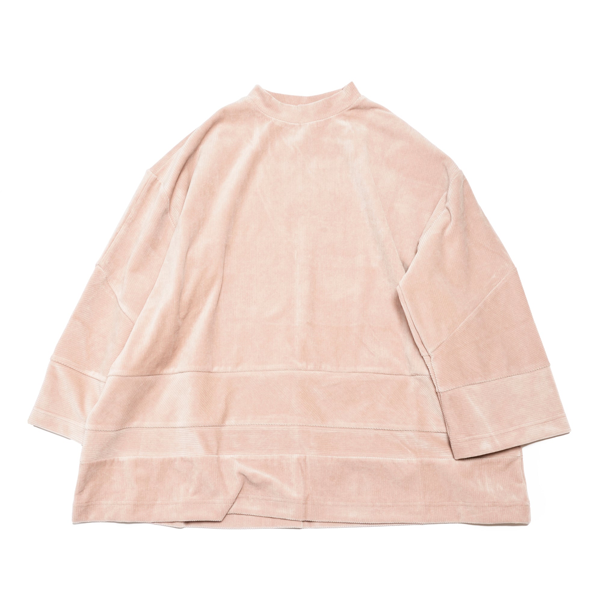 Pattern Switch Pullover | Color_Pink | No_bsd25aw-17_pink【BEDSIDEDRAMA_ベッドサイドドラマ】
