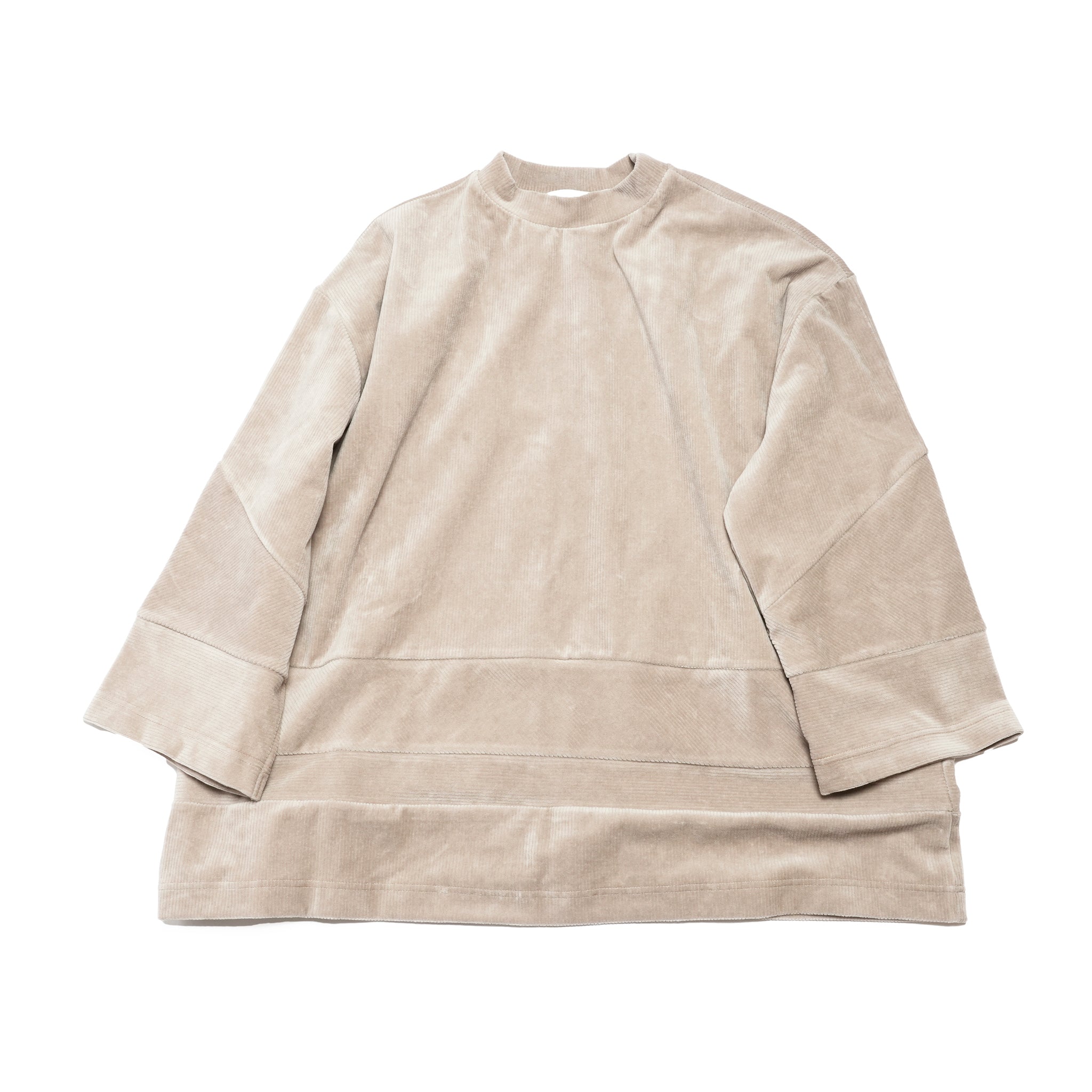 Pattern Switch Pullover | Color_G Beige | No_bsd25aw-17_g beige【BEDSIDEDRAMA_ベッドサイドドラマ】