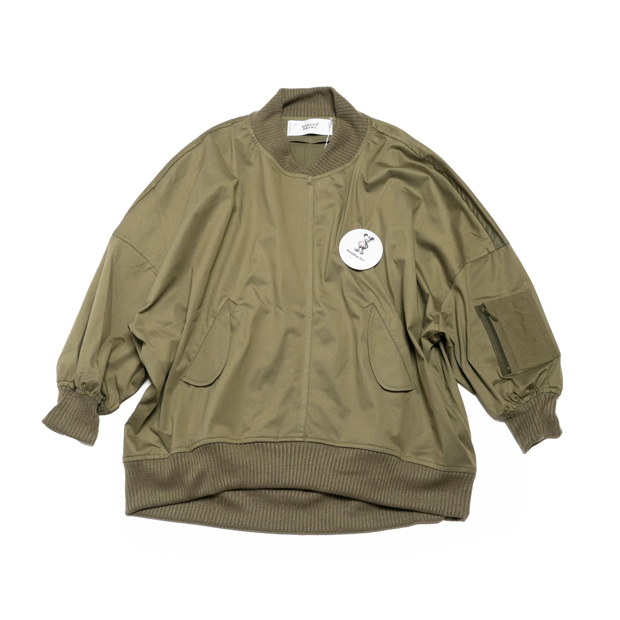 MA-1 Pullover | Color_Khaki | No_bsd25aw-14_khaki【BEDSIDEDRAMA_ベッドサイドドラマ】
