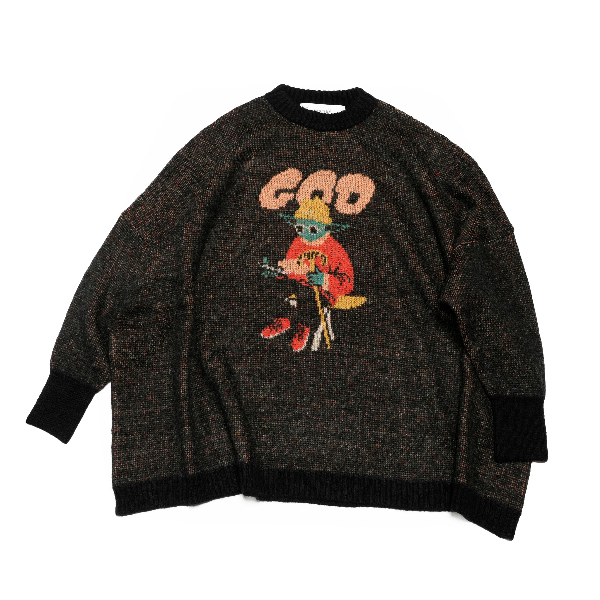 GOD Only Knows Knit Sweater | Color_Black | No_bsd25aw-08_black【BEDSIDEDRAMA_ベッドサイドドラマ】