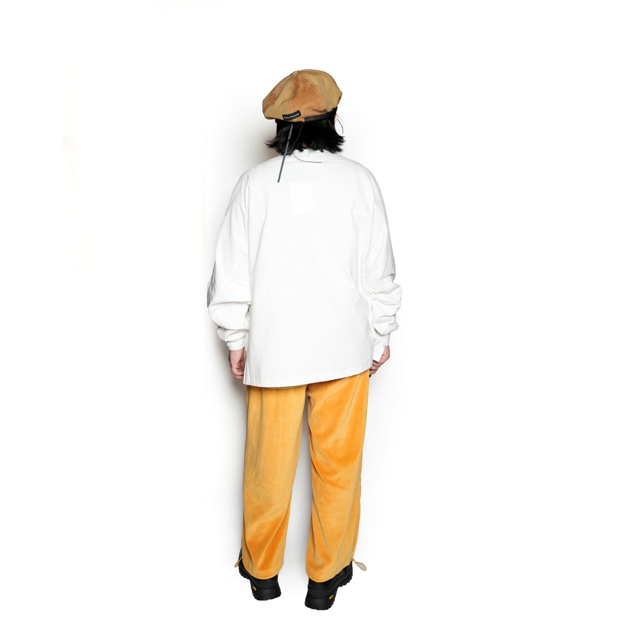 Light Ounce Panel Long Sleev | Color:White【AMBERGLEAM_アンバーグリーム】| 124141111