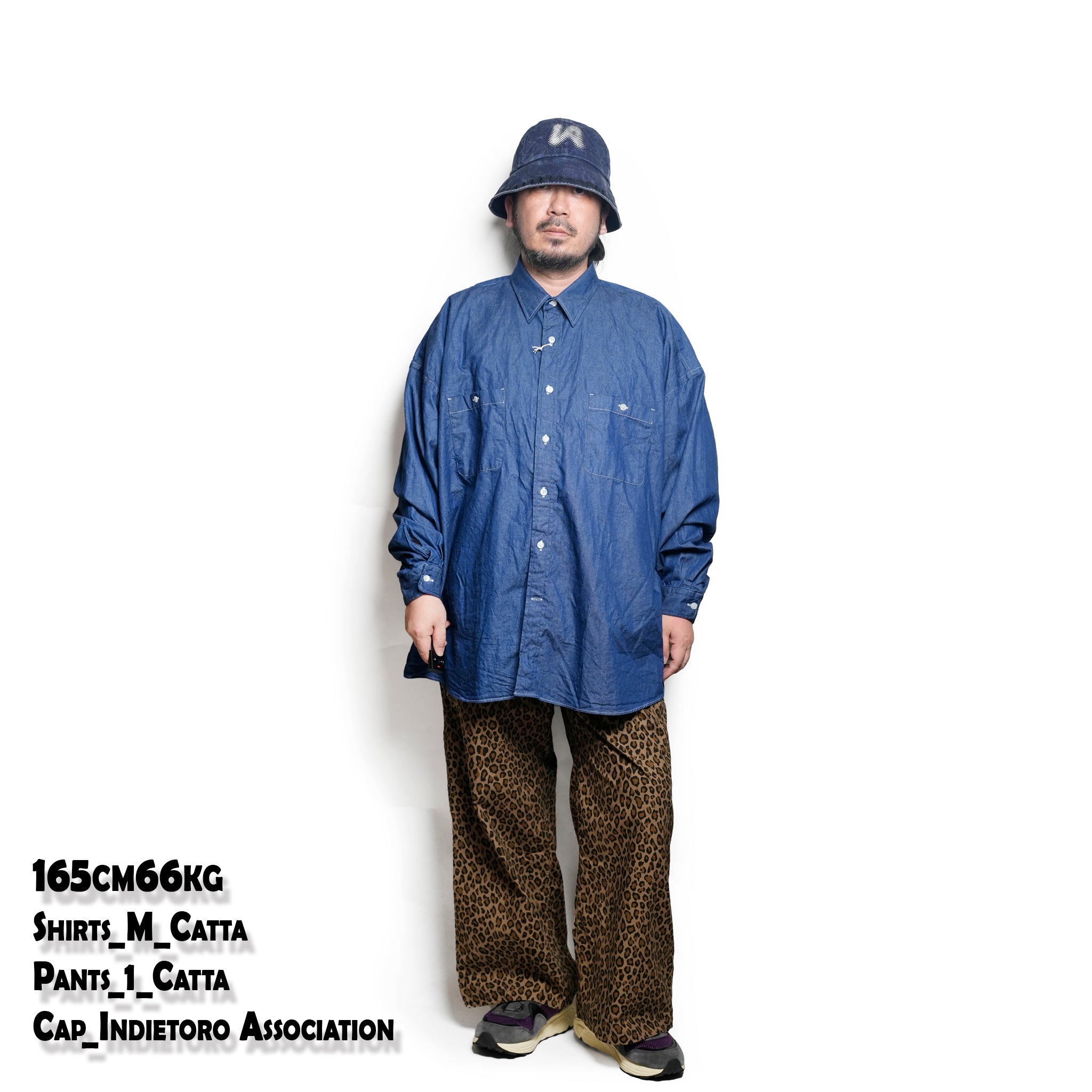 BAKER PANTS-RIP STOP | Color_Leopard | No_bp-03_leopard【CATTA_カッタ】
