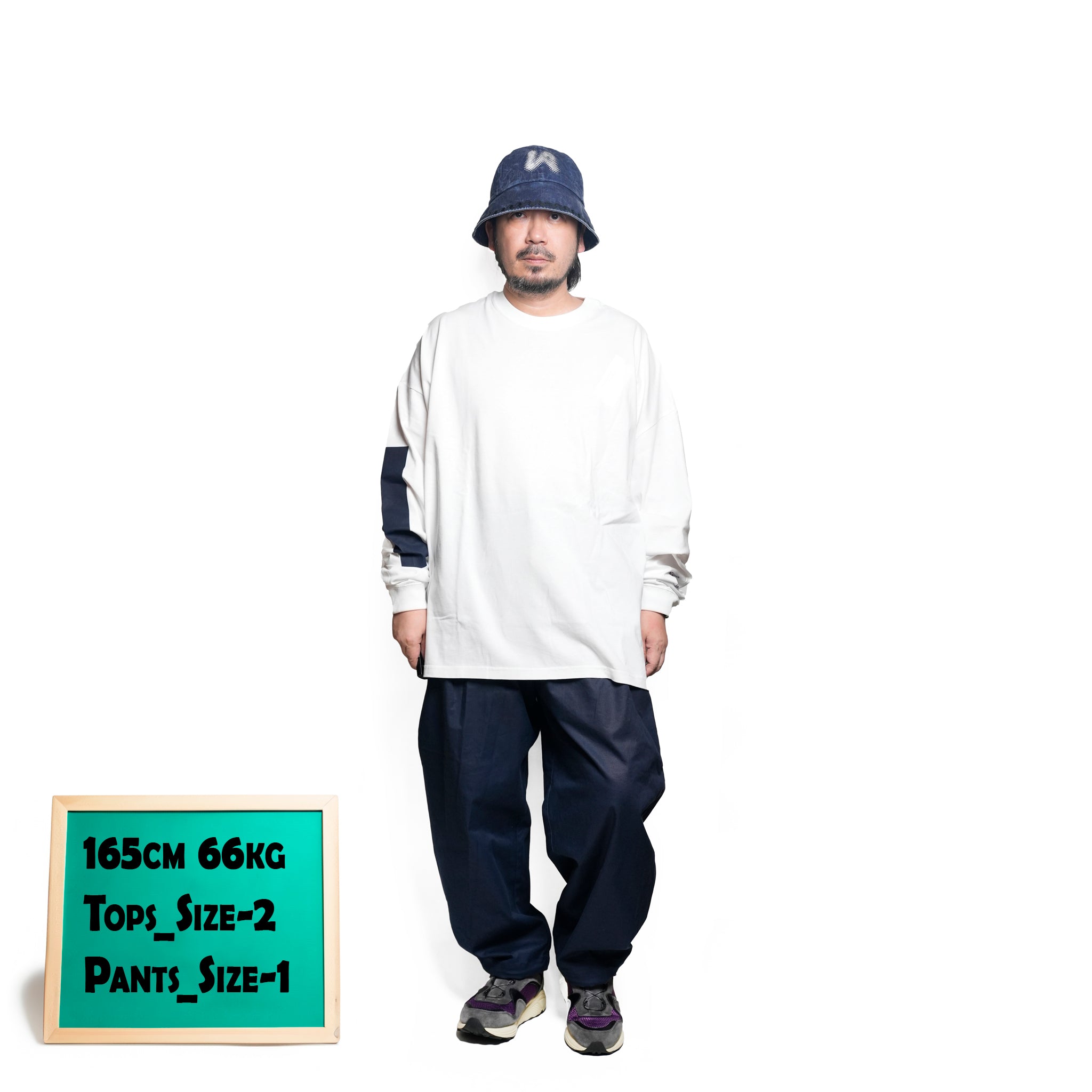 グラフィック tee L/S_4 | Color_Color: White | No__214_color: white【UNTRACE_アントレース】