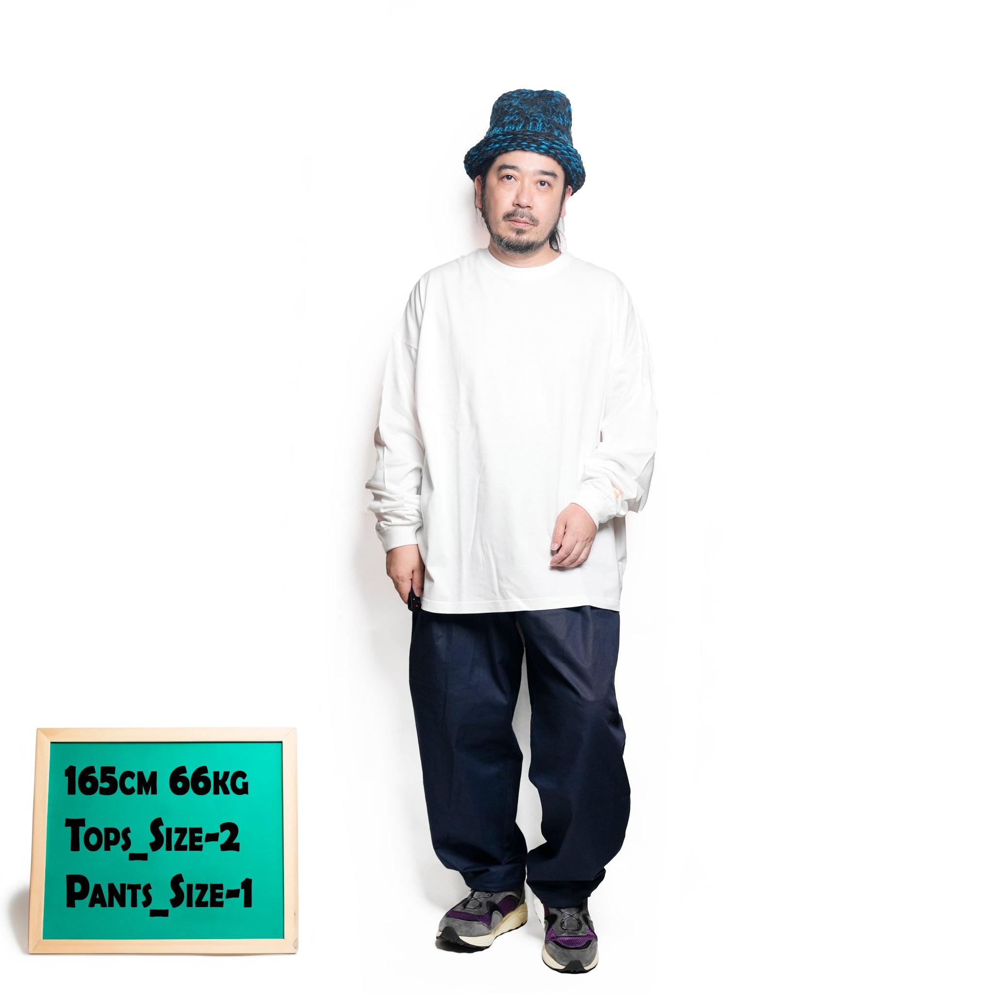 グラフィック tee L/S_7 | Color_Color: White X Orange | No__217_color: white x orange【UNTRACE_アントレース】