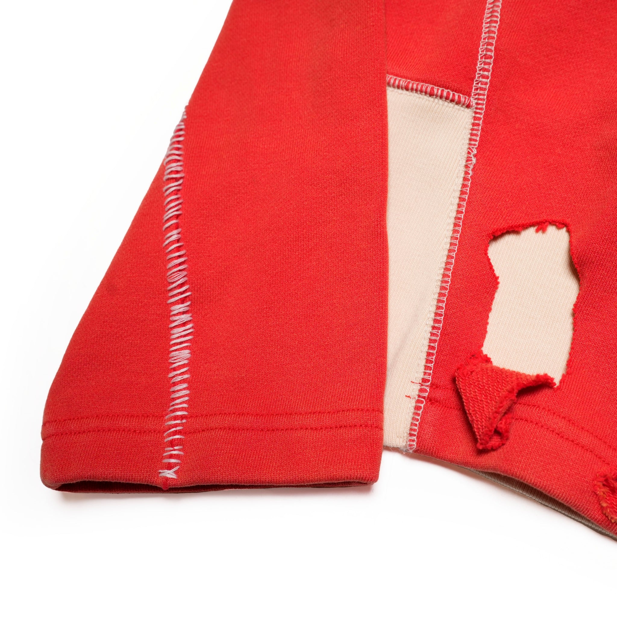 Pla24awt01-2_Washed red | Mickey vitage crewneck | Color:Washed Red【PLATEAU STUDIO_プラトー スタジオ】【archive】