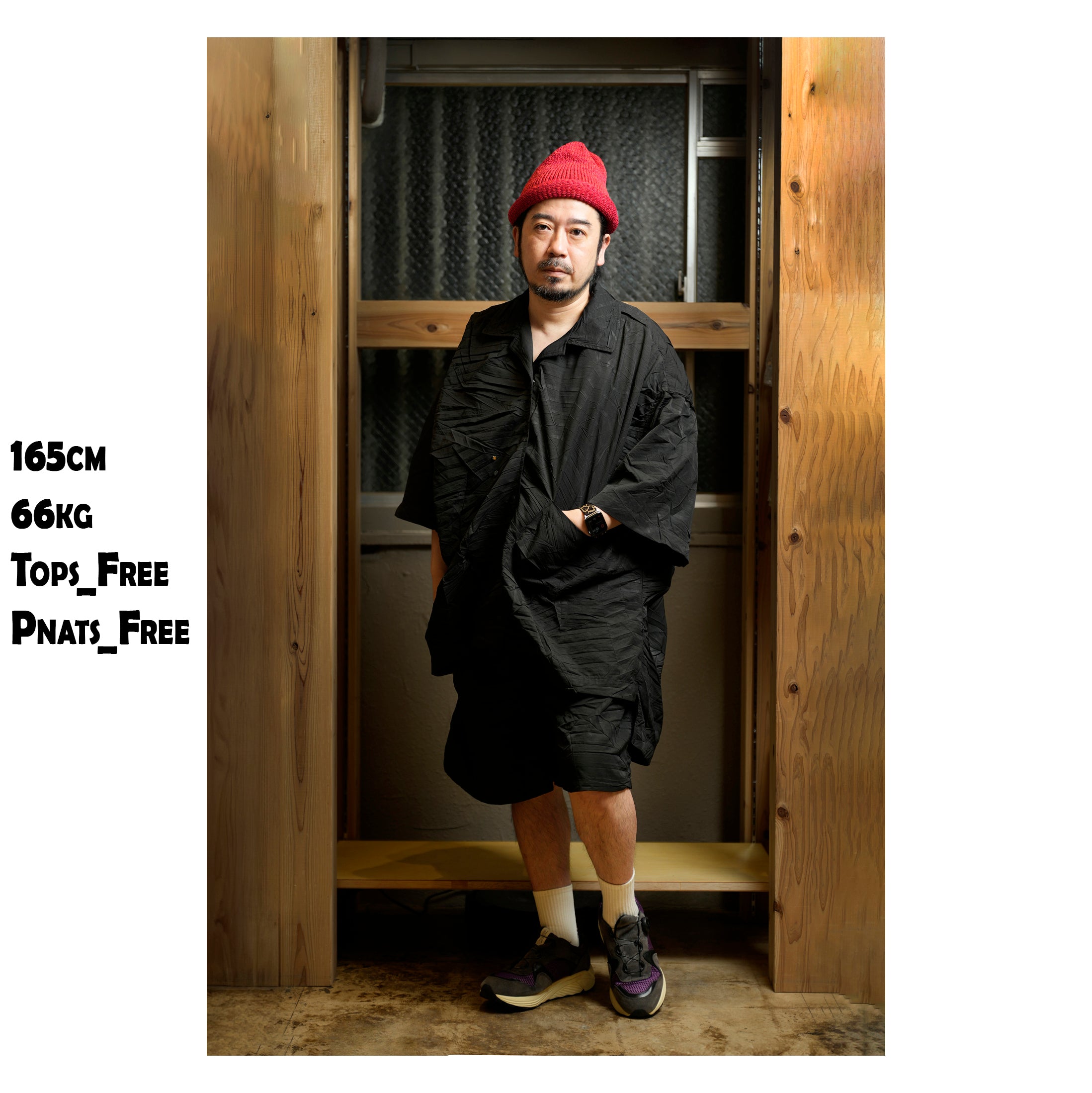 Seivson x (A)crypsis® Spring/Summer Stream Mark Shorts - BLACK | Size:Free【(A)CRYPSIS®】【SEIVSON_セイヴソン】