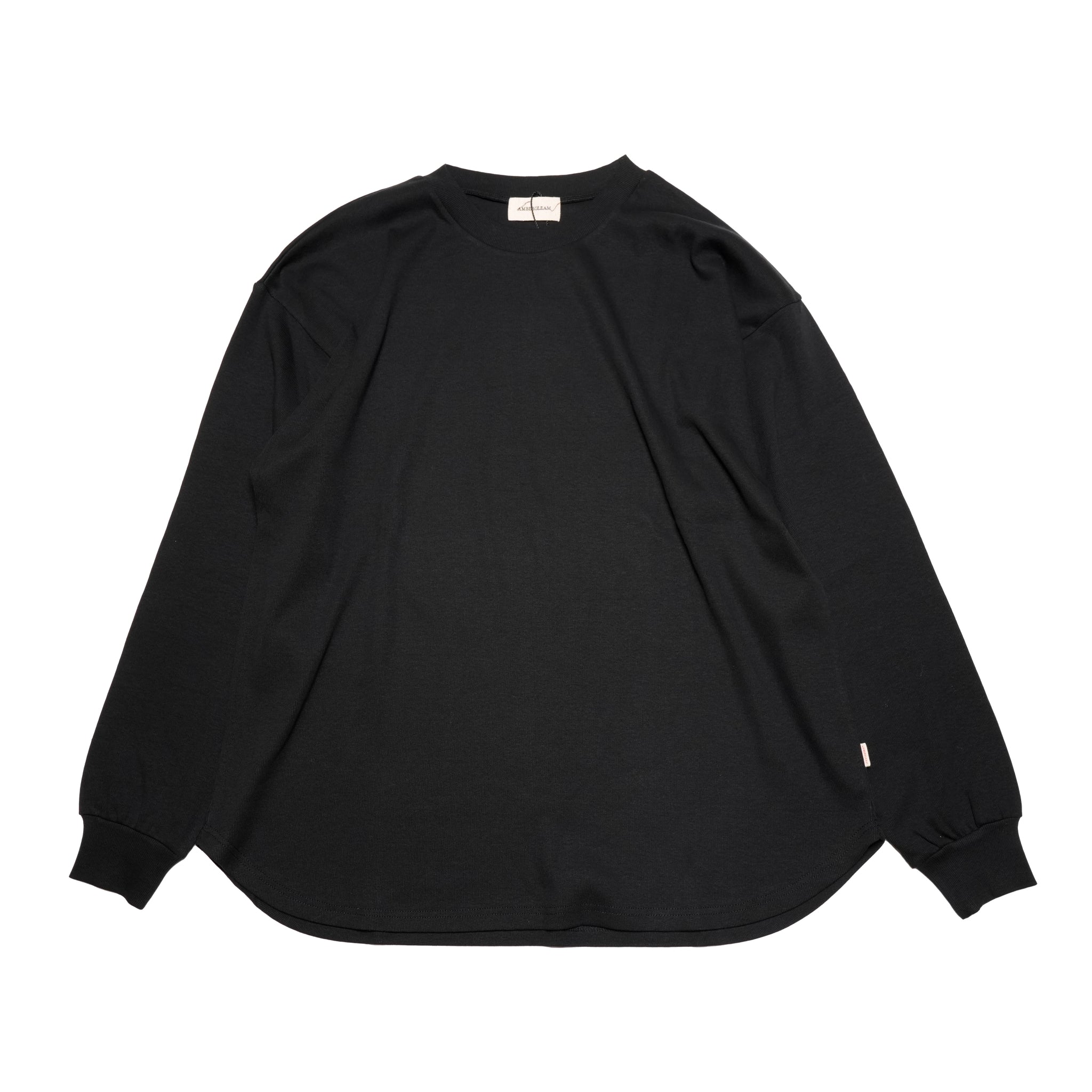 High Stretch RIB Long Sleeve | Black【AMBERGLEAM_アンバーグリーム】| 1215141111