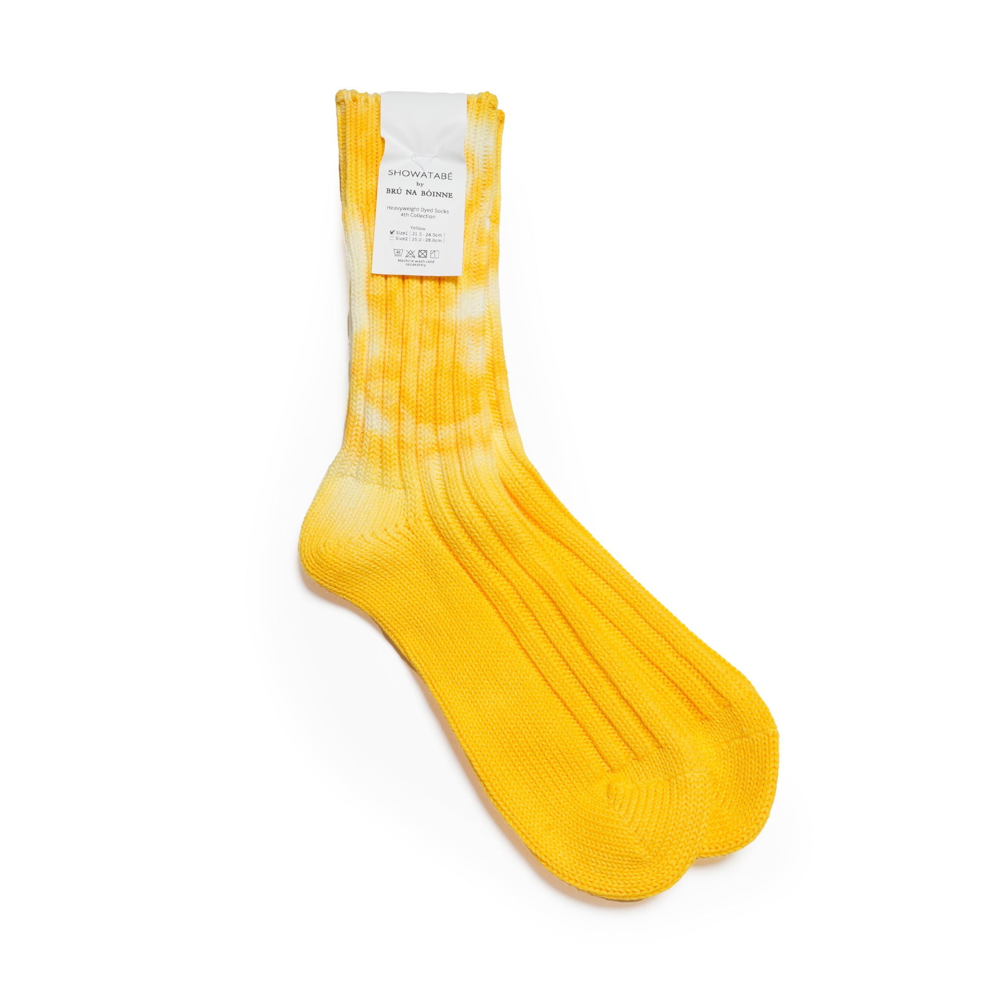 Heavyweight Dyed Socks | 4th Collection | Color:5 colors  SW-27【DECKA QUALITY SOCKS_デカクオリティソックス】【SHOWATABÉ】【BRÚ NA BÓINNE】【ネコポス選択可能】