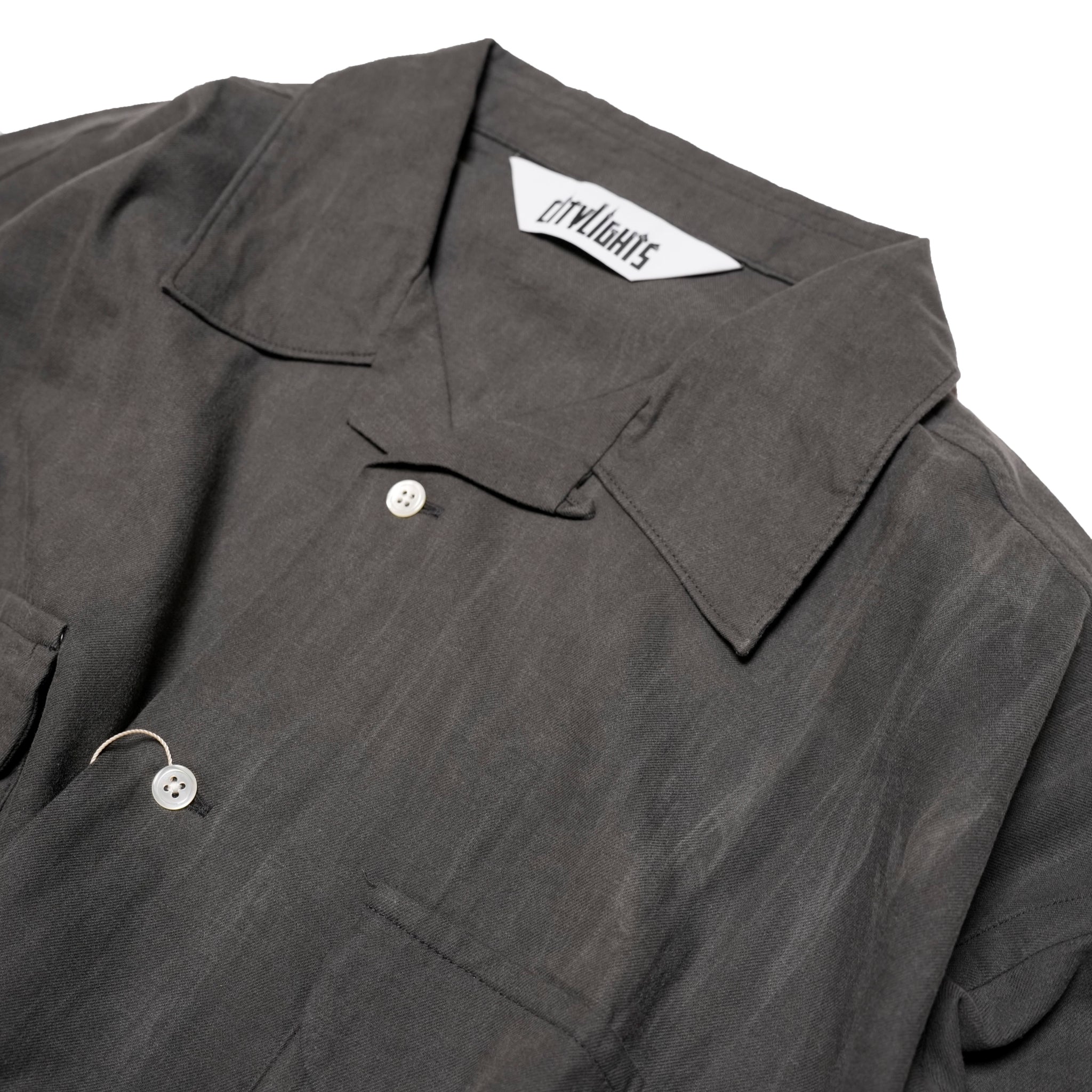 CAMP COLLAR SHIRT *JAPANESE CHARCOAL | Petite Regular/Regular/Tall 【CITYLIGHTS PRODUCTS_シティライツプロダクツ】