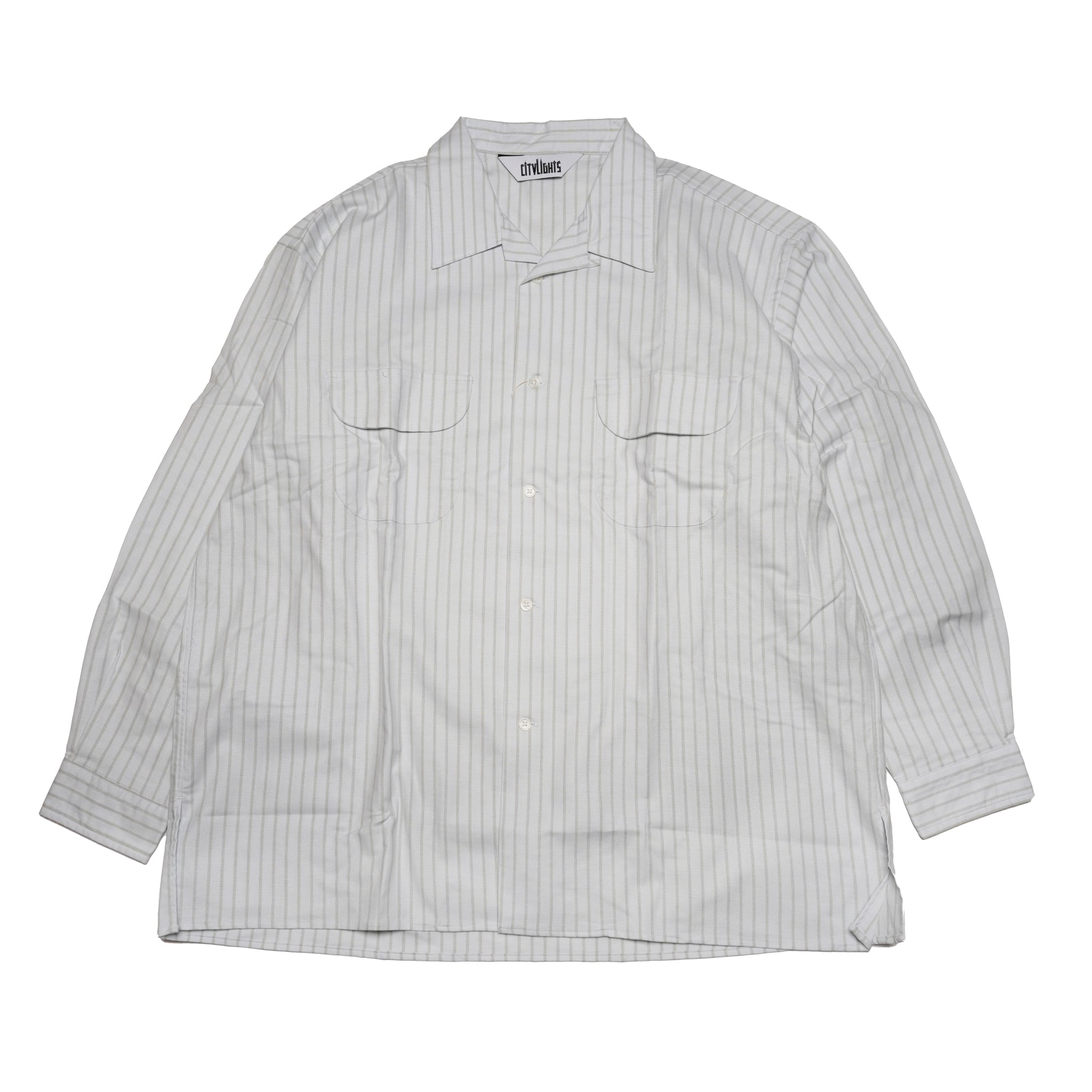 CAMP COLLAR SHIRT *DOBBY SAX | Petite Regular/Regular/Tall 【CITYLIGHTS PRODUCTS_シティライツプロダクツ】